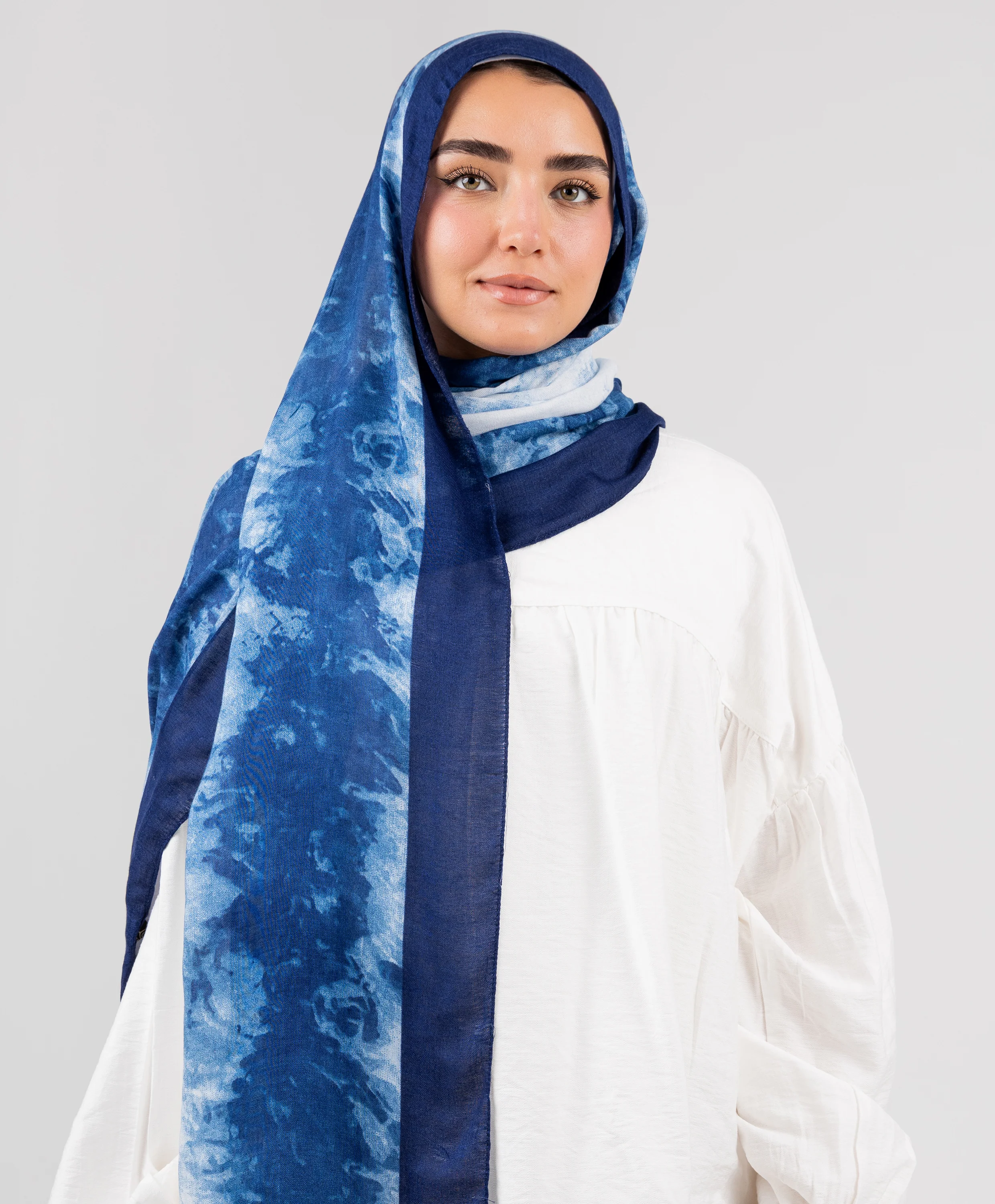 Azure Clouds Modal Scarf - Image 2