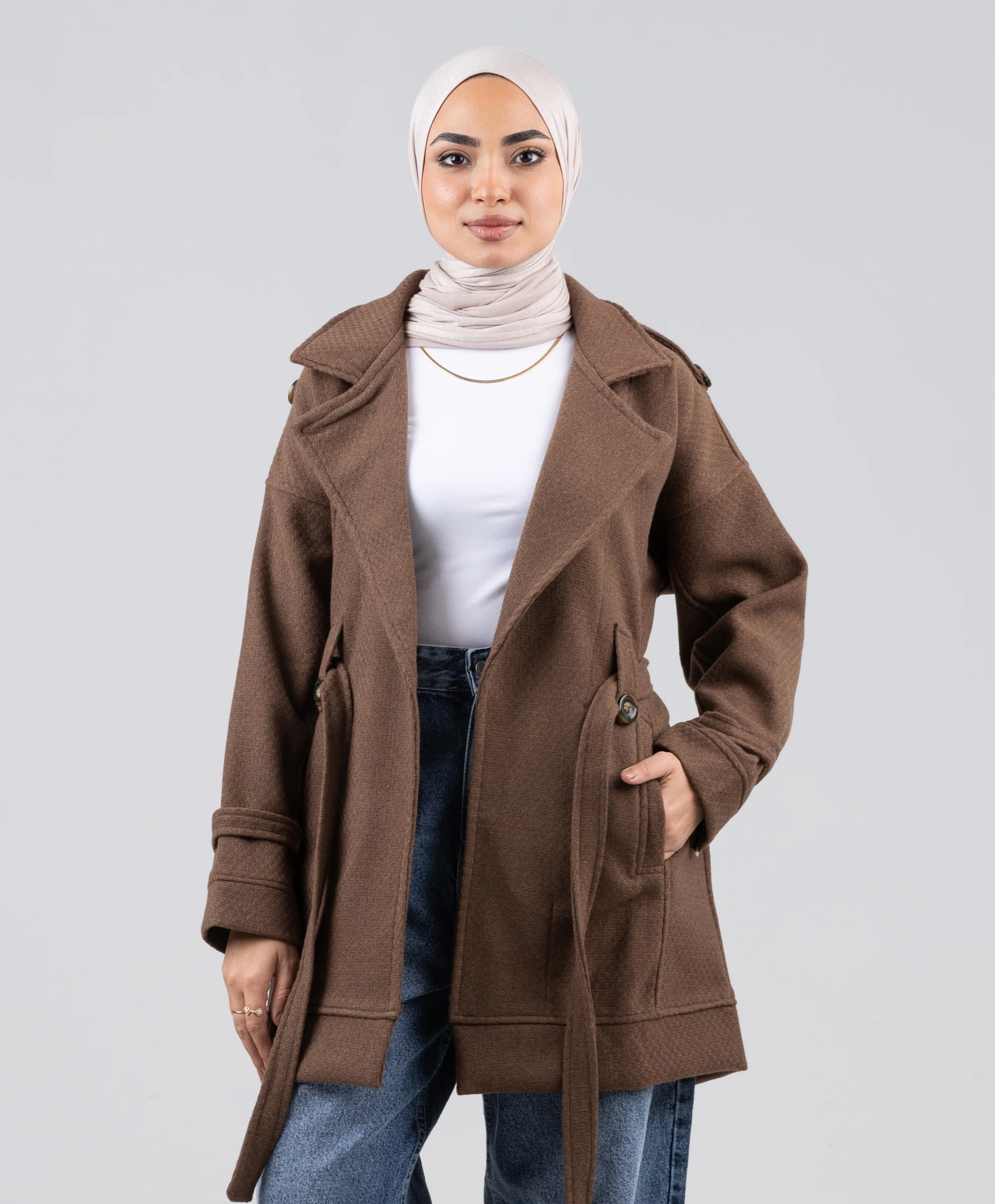 Boxy Fit Coat - Image 9