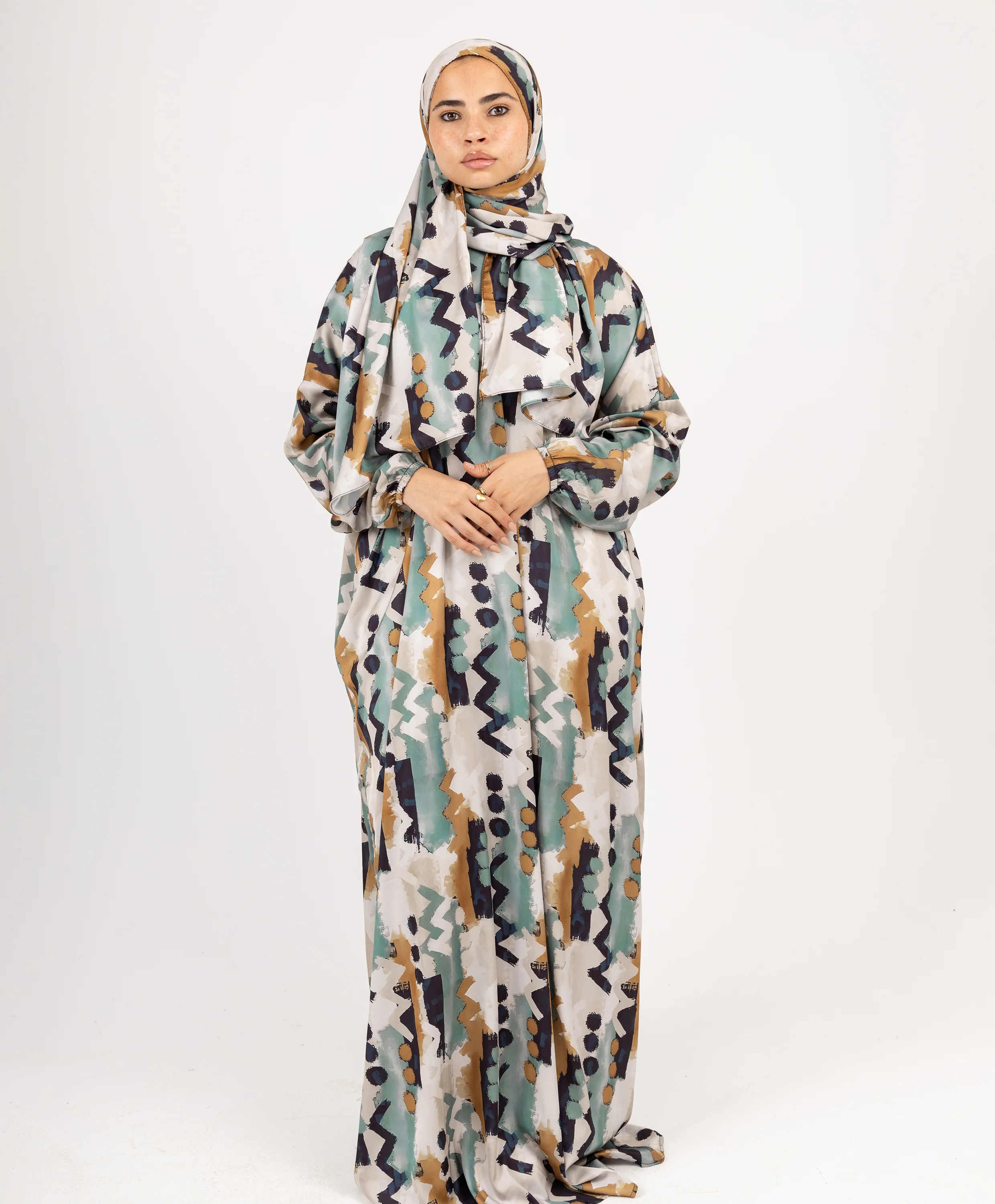 Brushstrokes Satin Isdal
