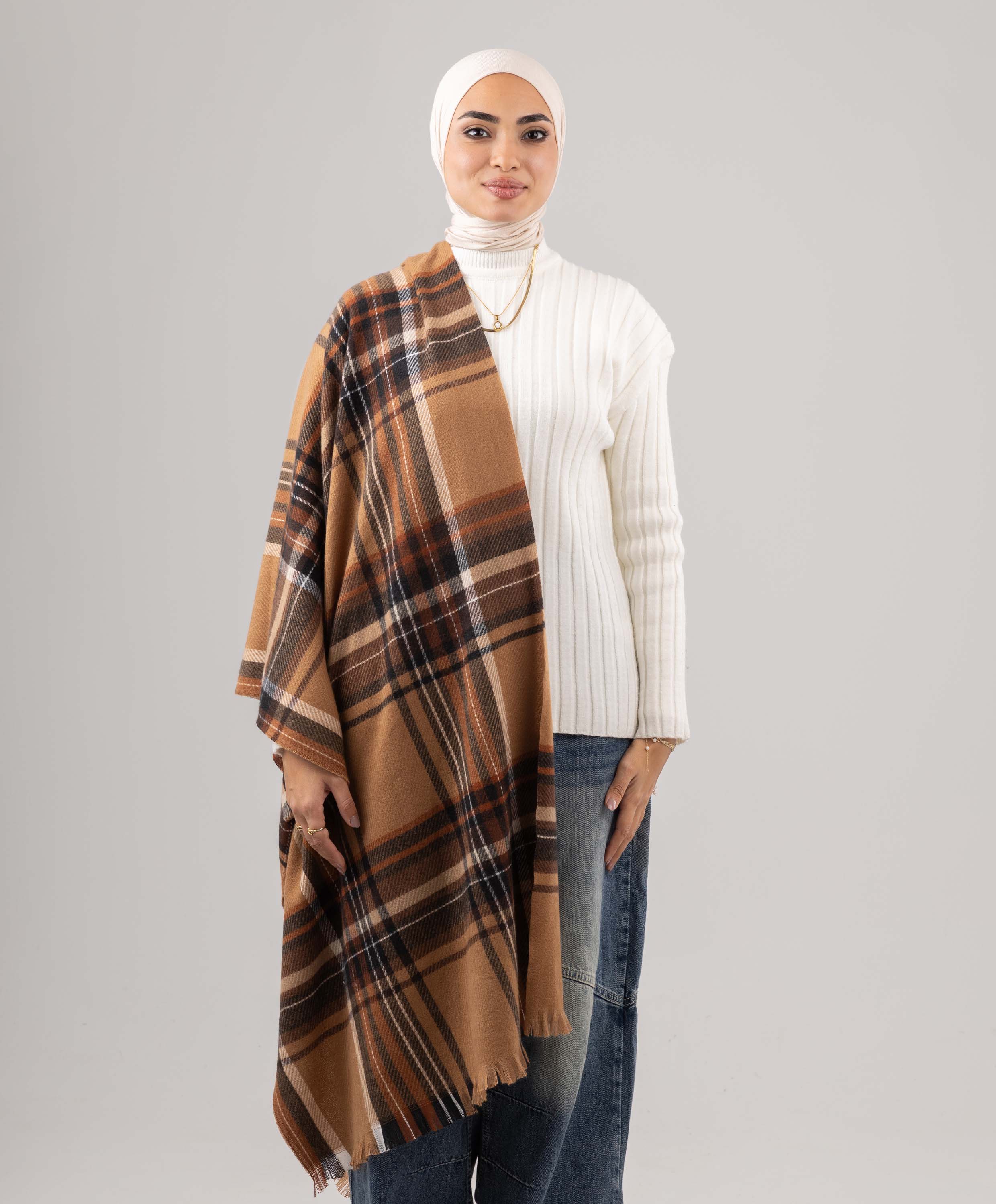 Candy Plaid Shawl - Image 5