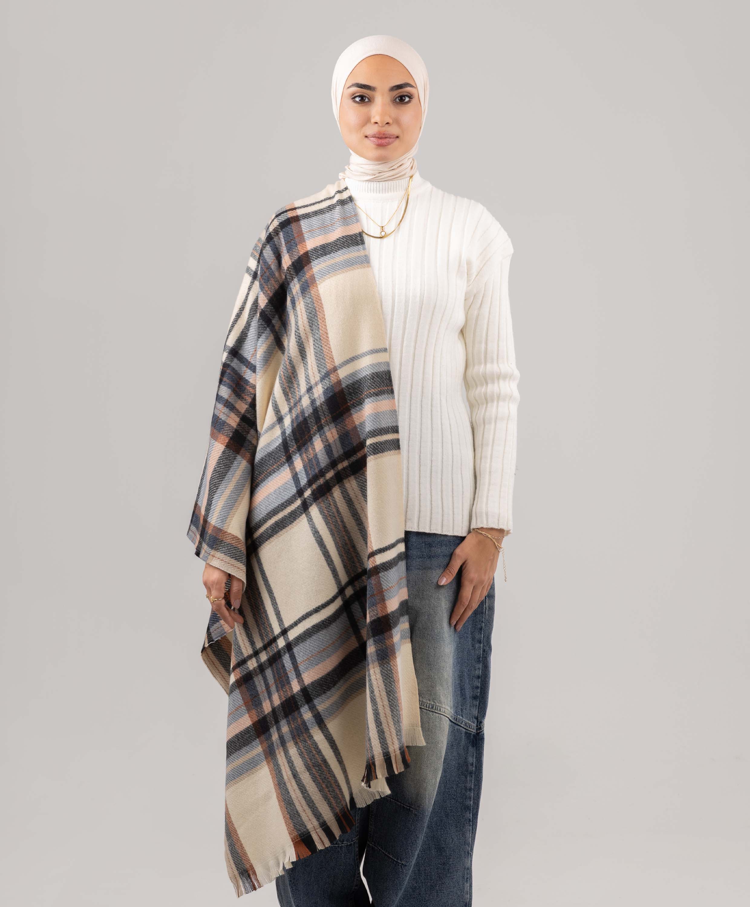 Candy Plaid Shawl - Image 8