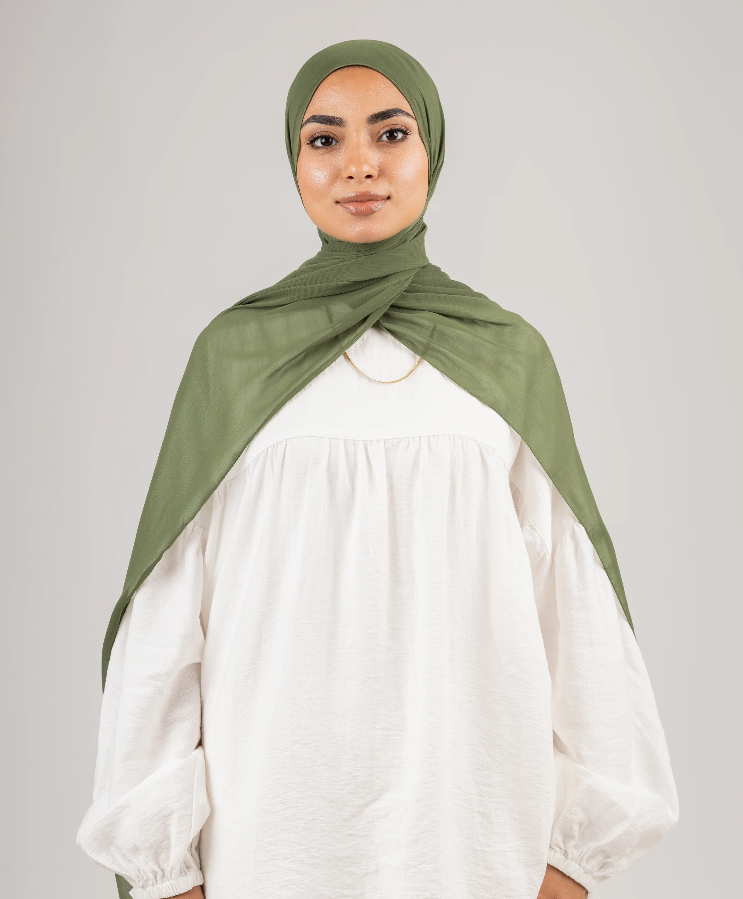 Chiffon Crinkle Scarf - Image 96