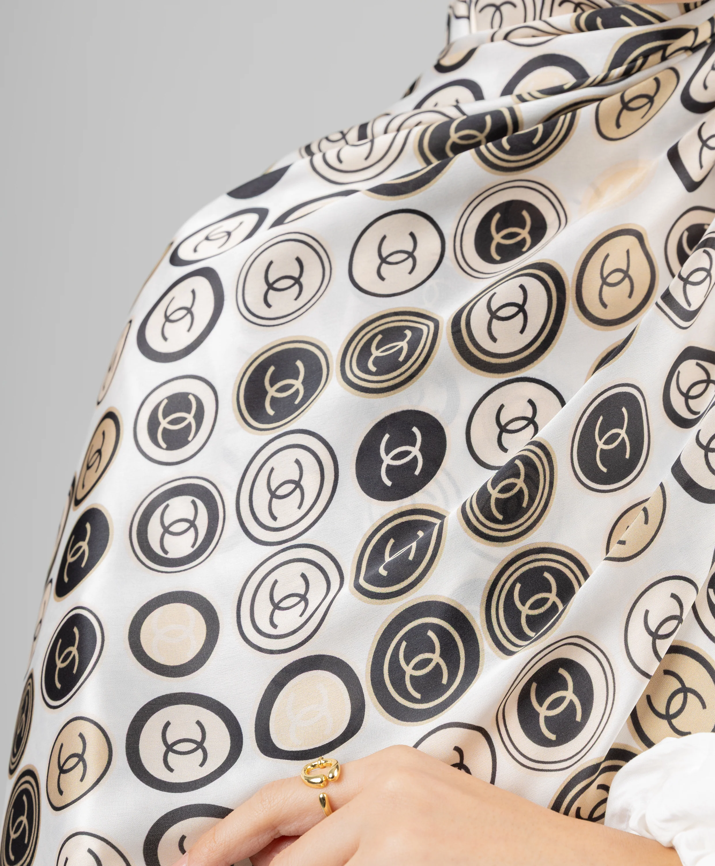 Classic Silk Scarf - Image 2