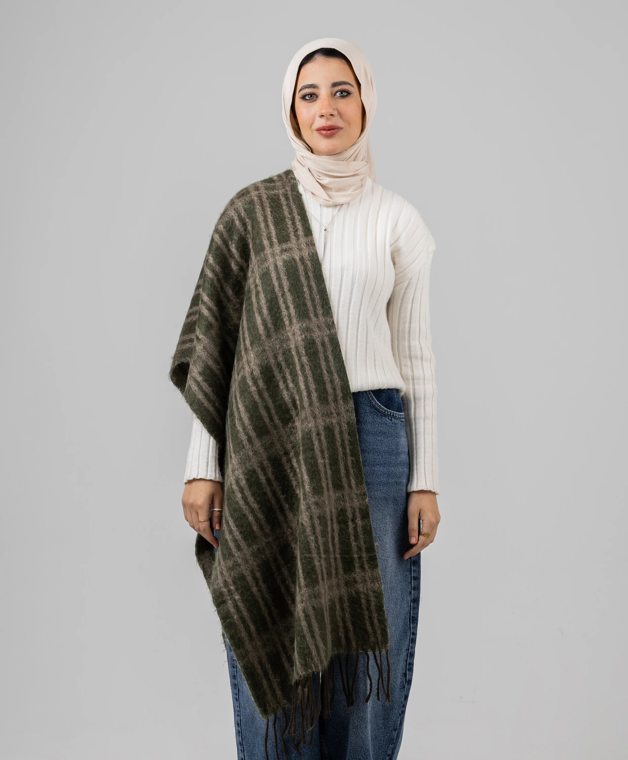Comfort Plaid Shawl - Image 4