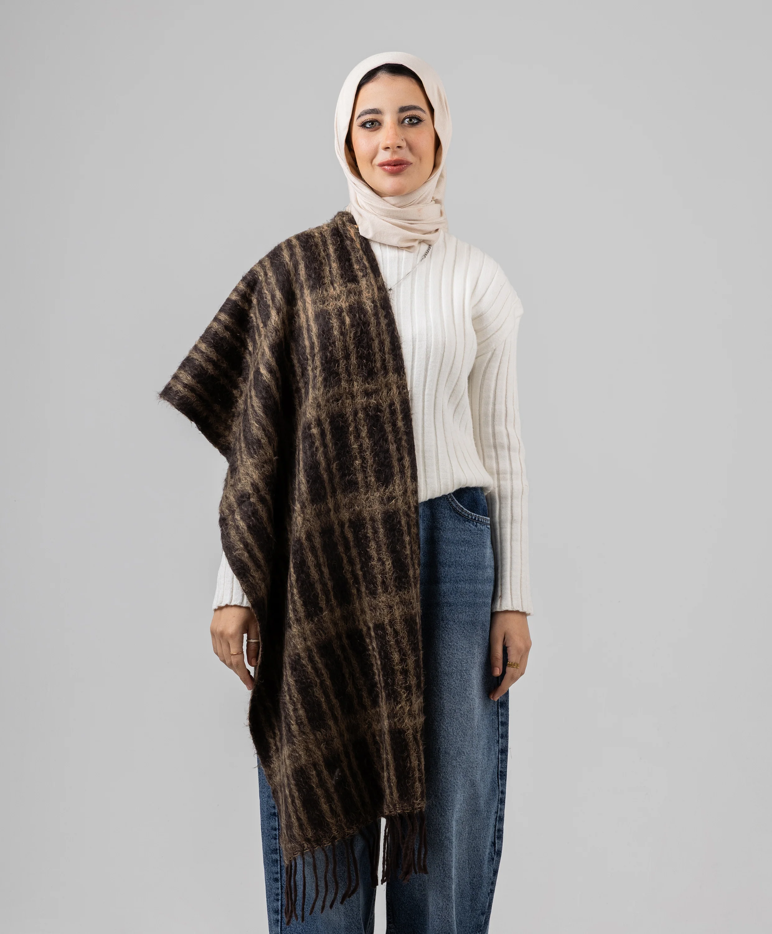 Comfort Plaid Shawl - Image 6