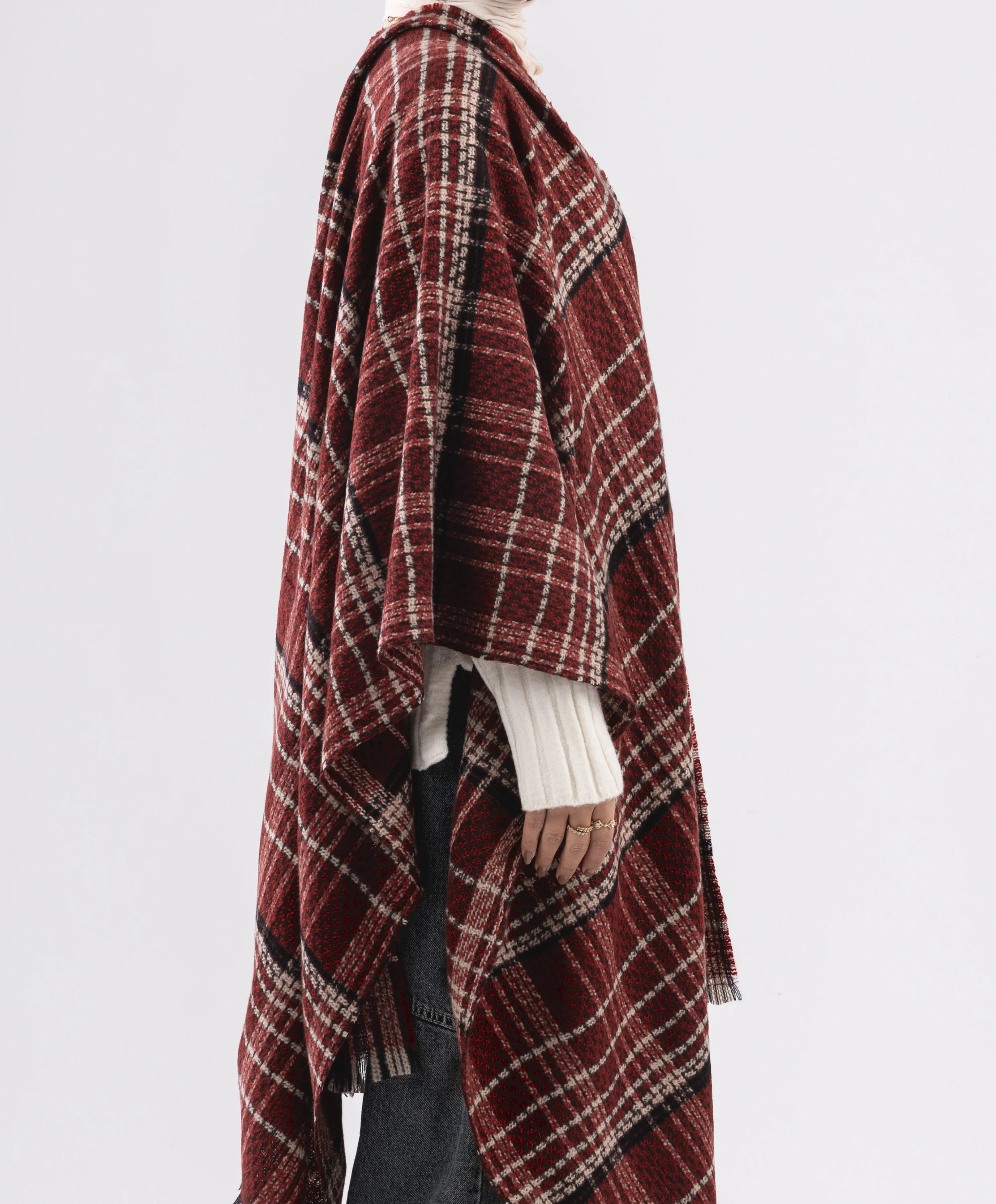 Comfy Plaid Shawl - Image 2