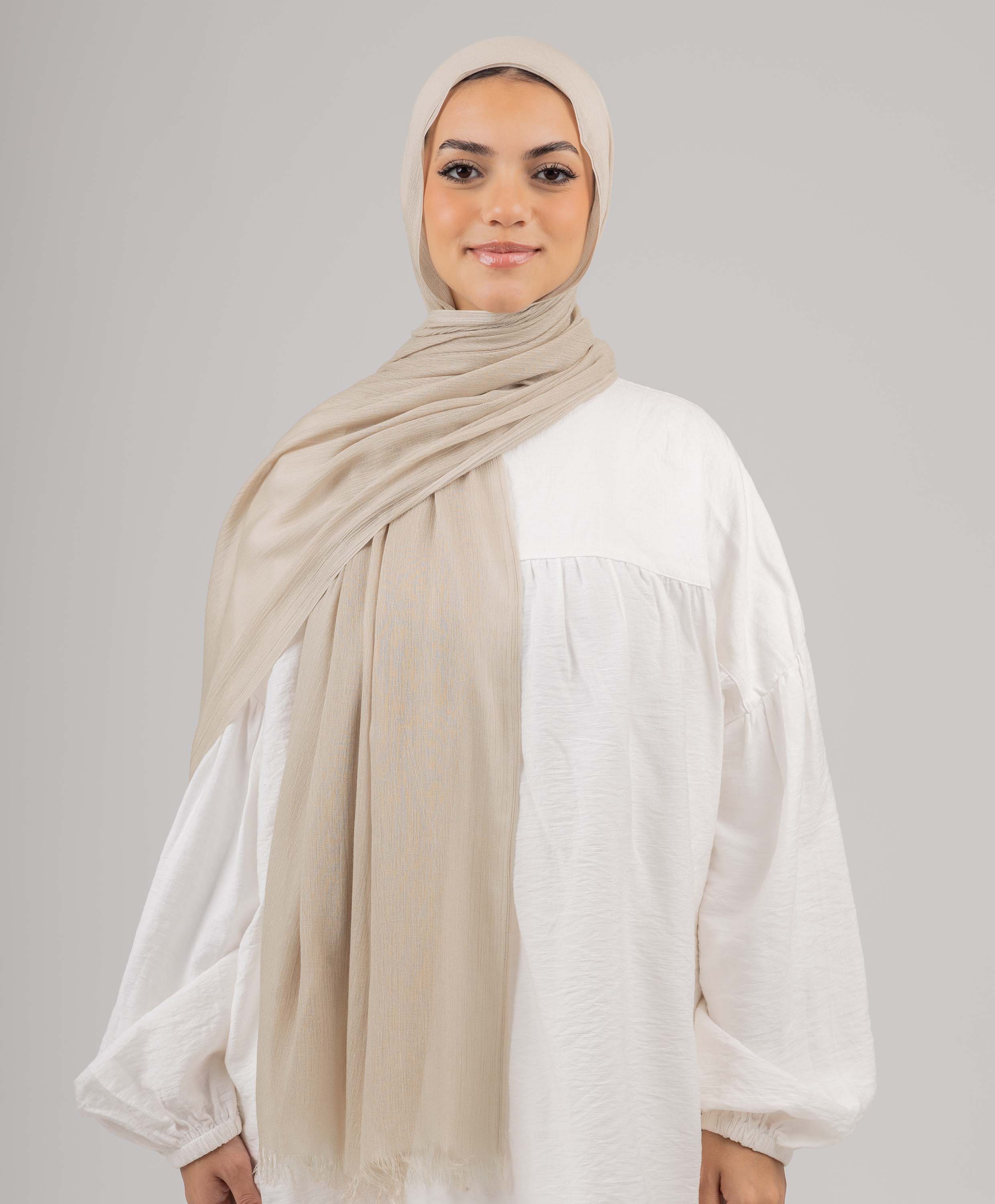 Cozy Marble Linen Scarf - Image 3