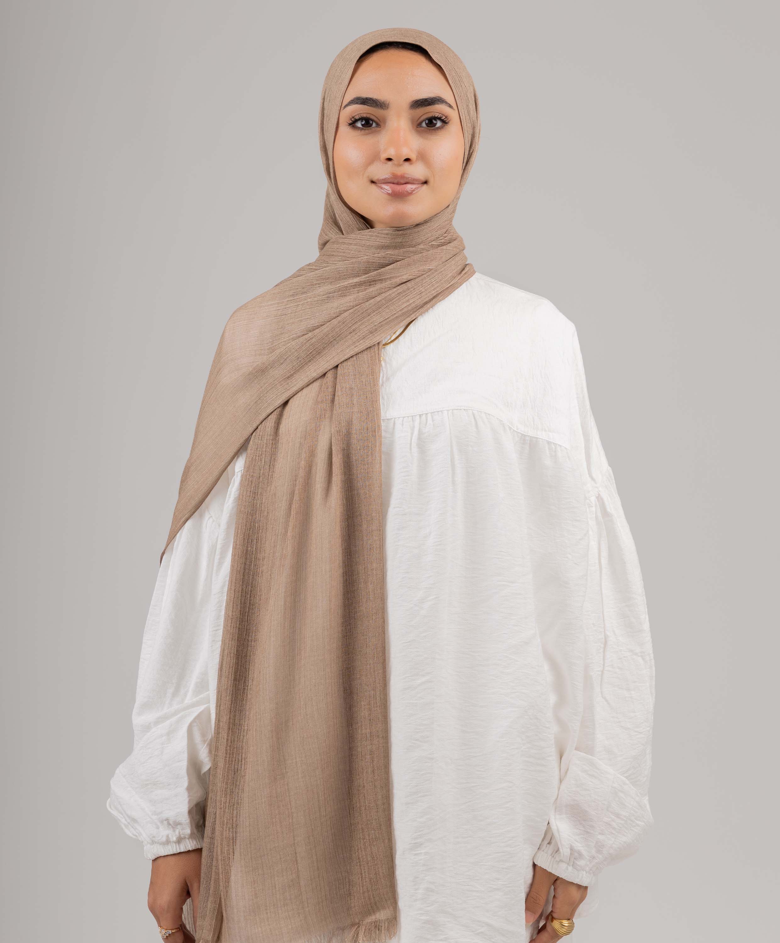 Cozy Marble Linen Scarf - Image 8