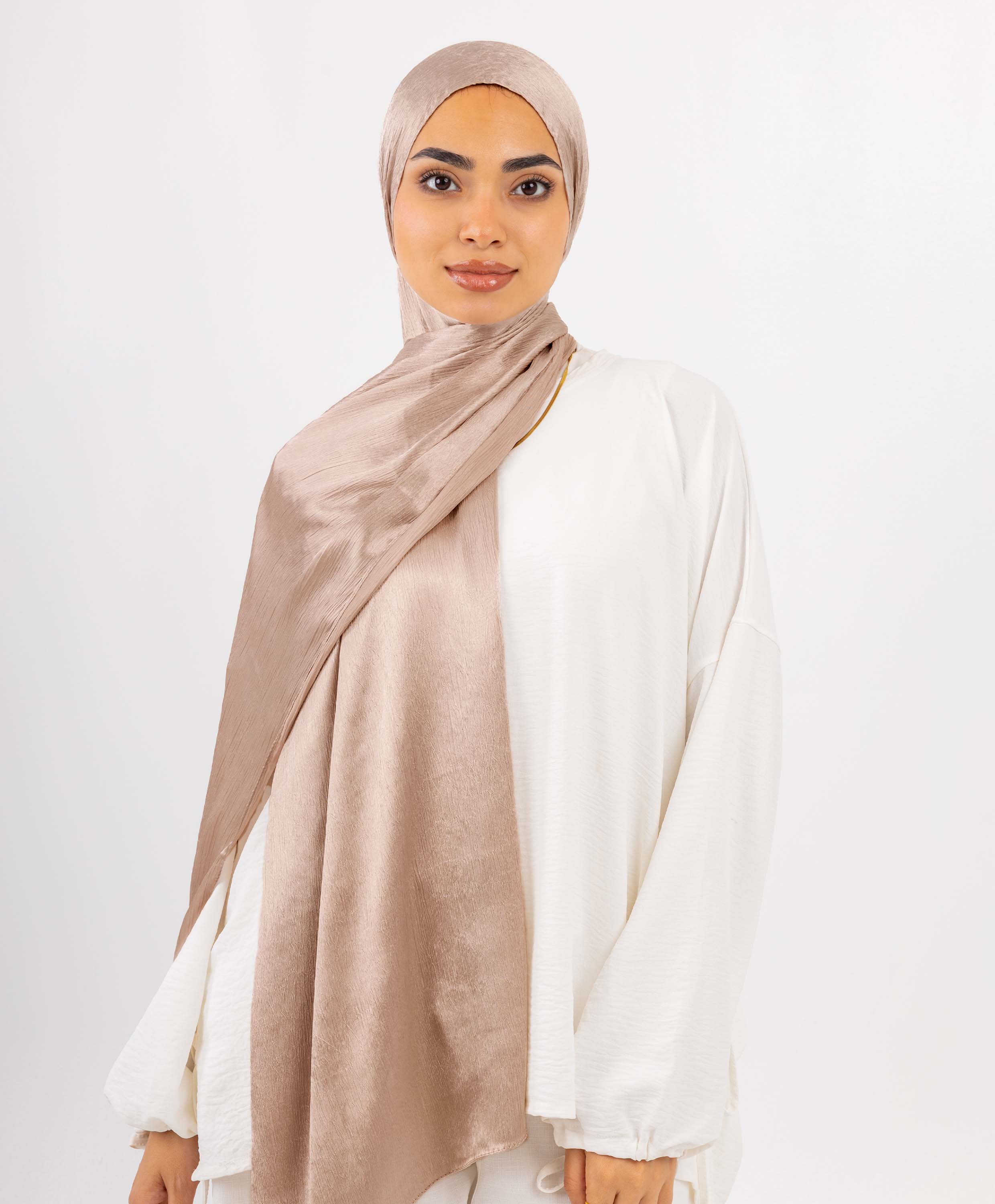 Crushed Satin Scarf - Image 16