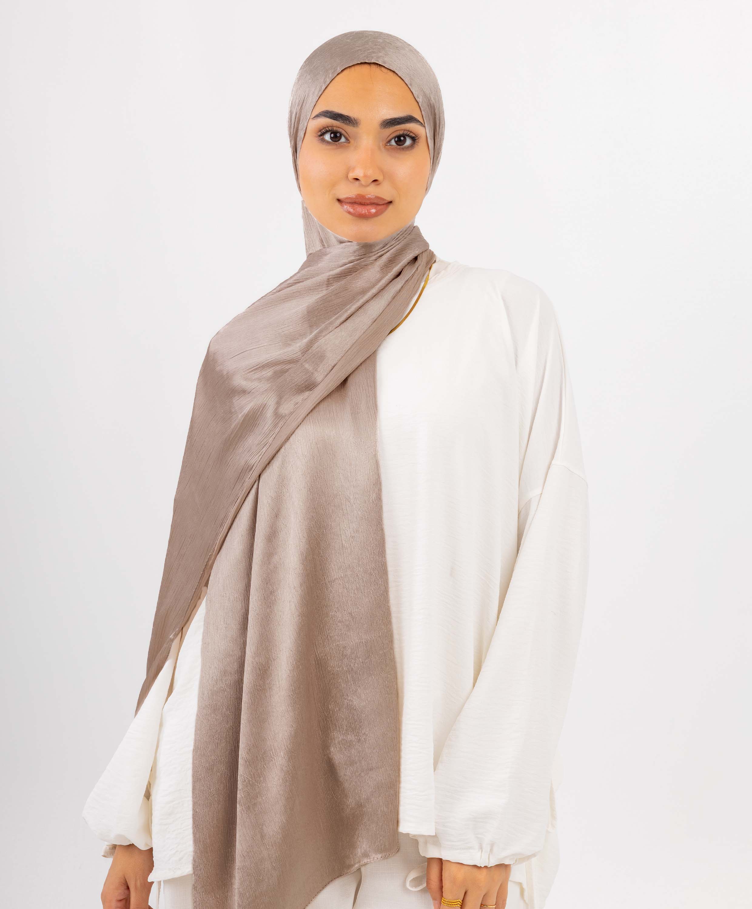 Crushed Satin Scarf - Image 17