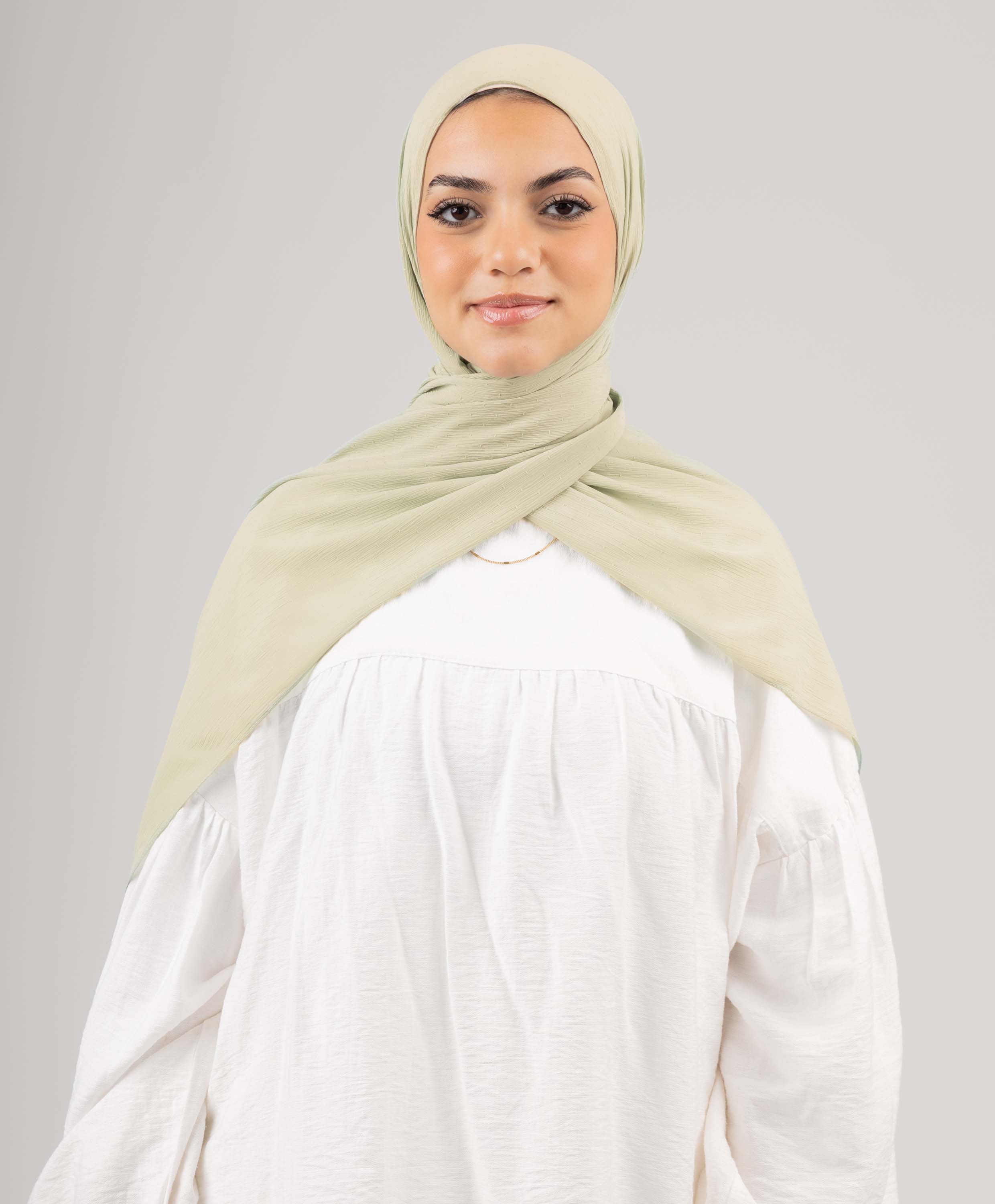 Dots Crinkle Chiffon Scarf - Image 5