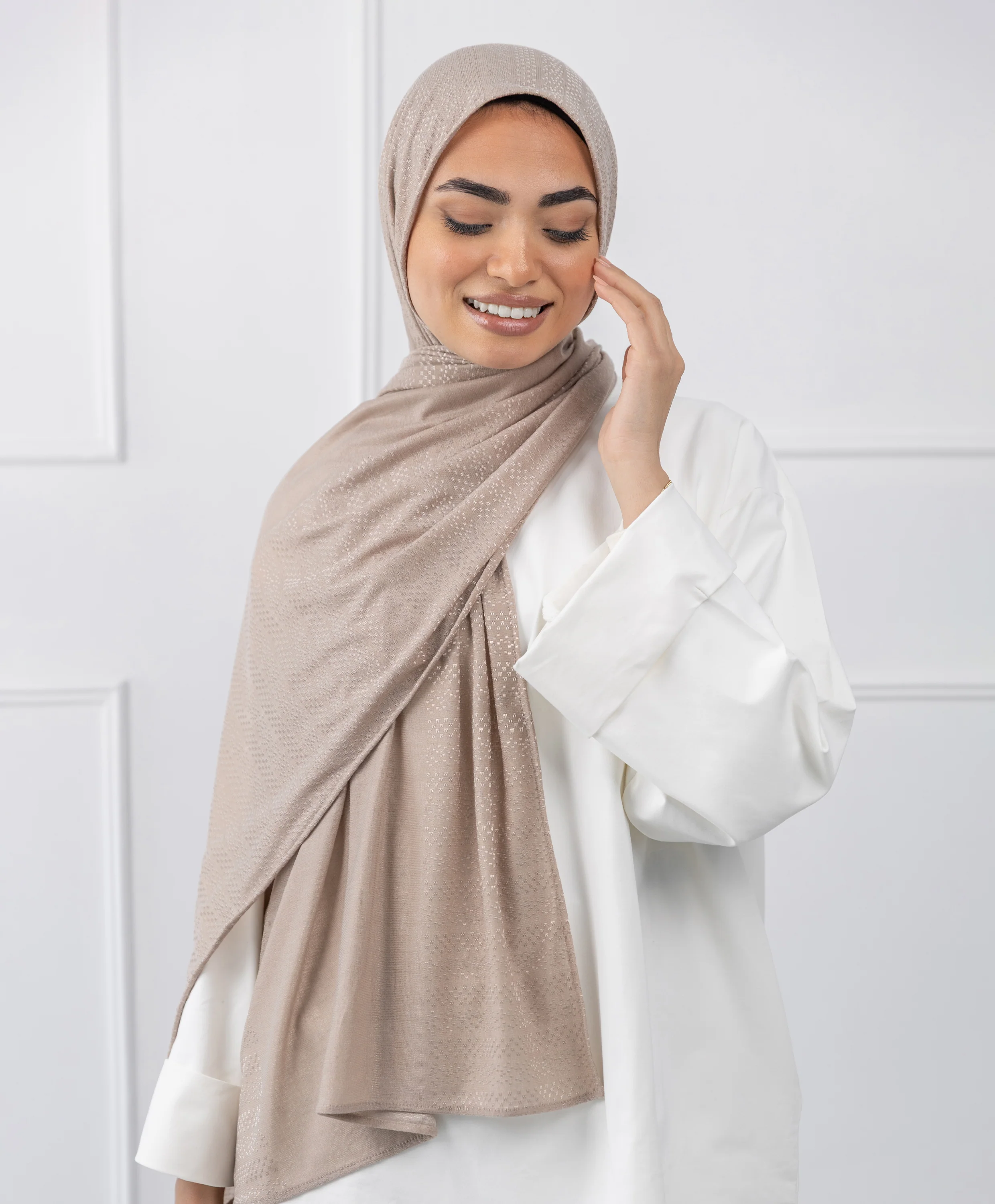 Dots Lycra Scarf - Image 6