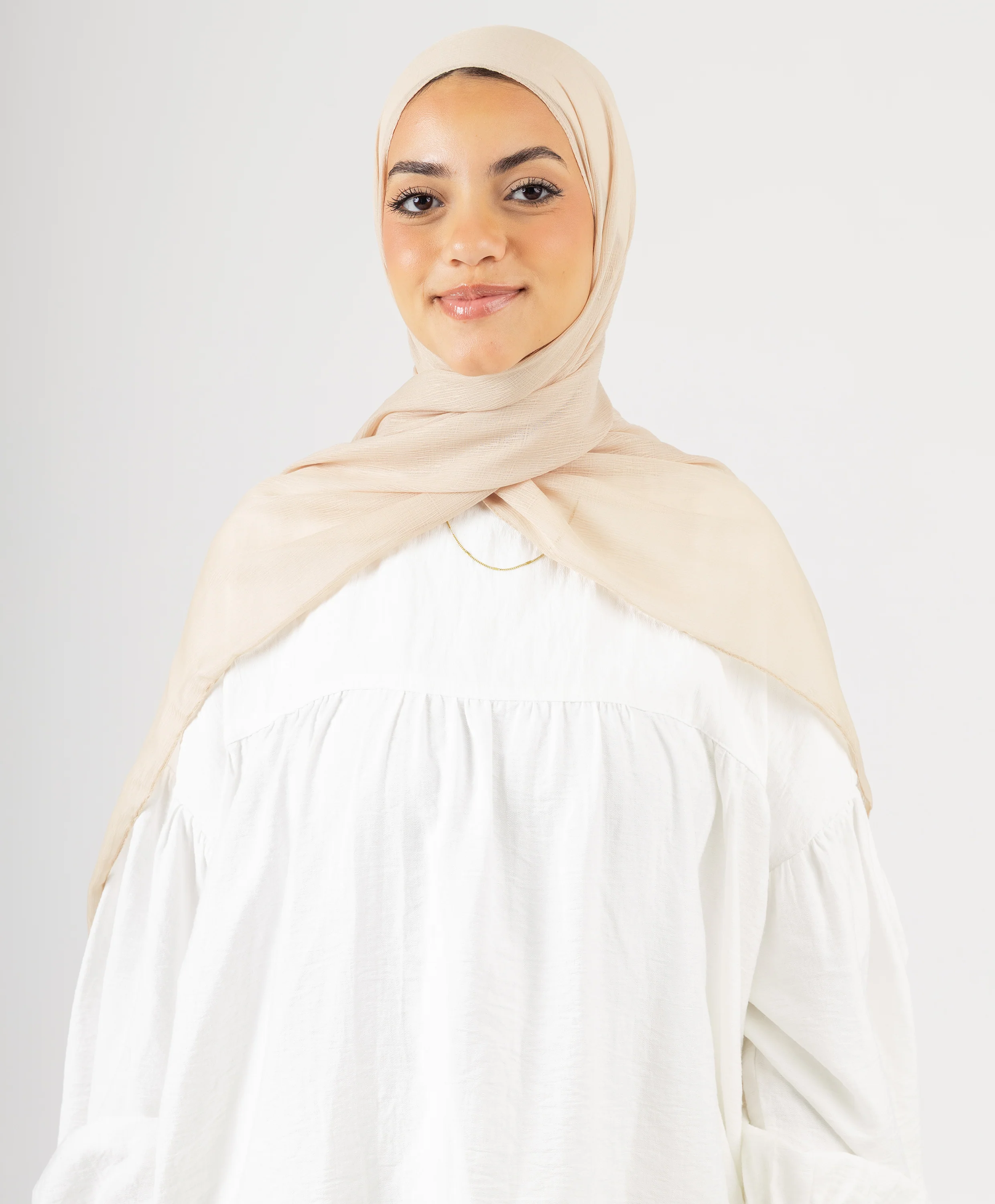 Elegance Crinkle Chiffon Scarf - Image 9