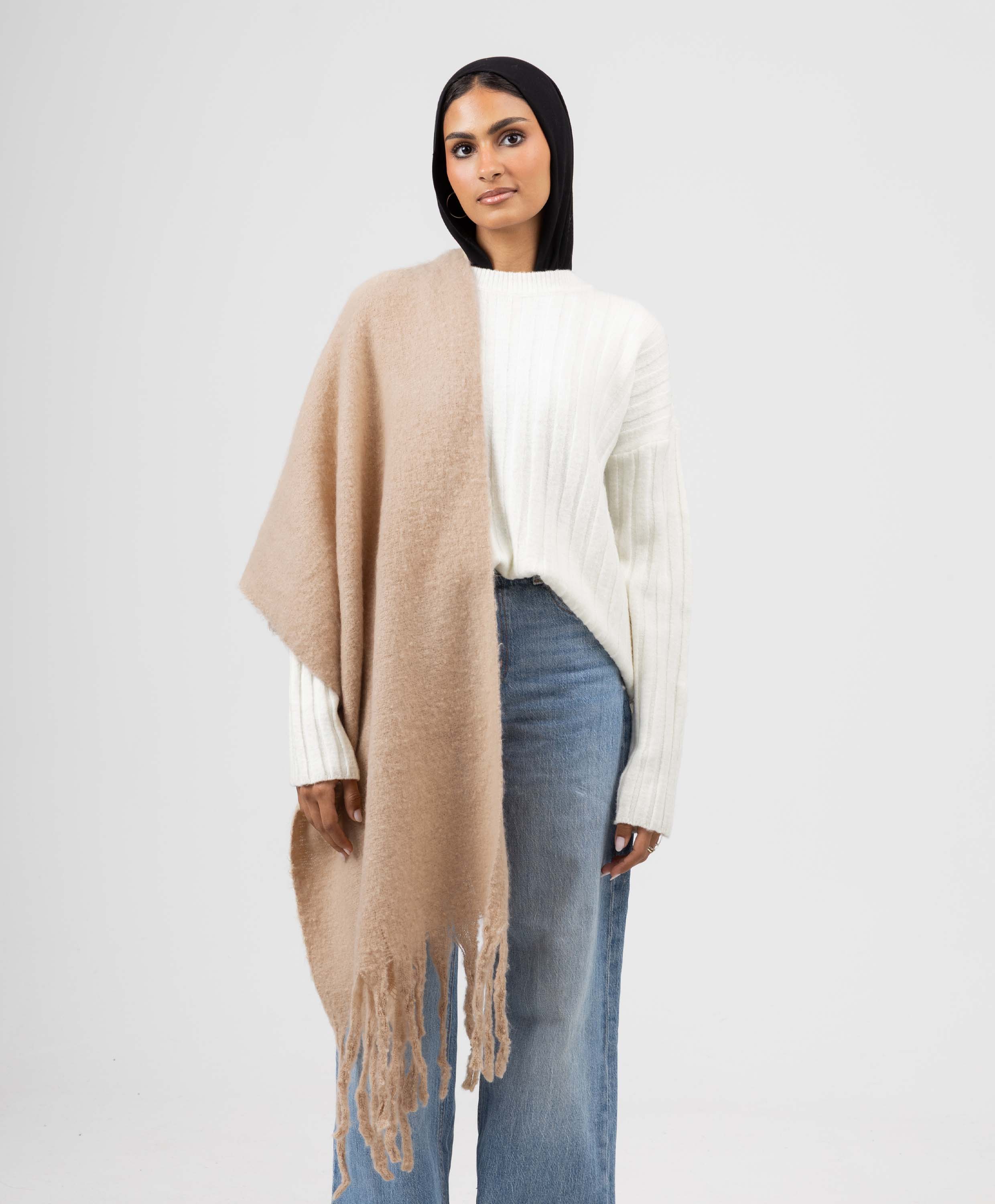 Essential Shawl-Beige