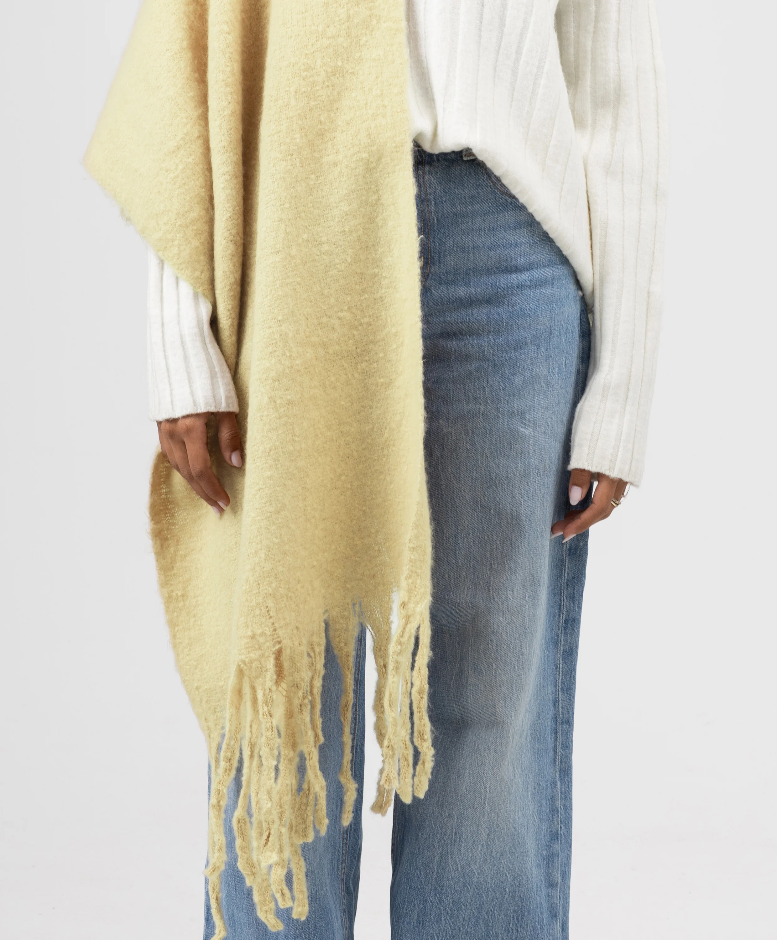 Essential Shawl-Butter Yellow - Image 2