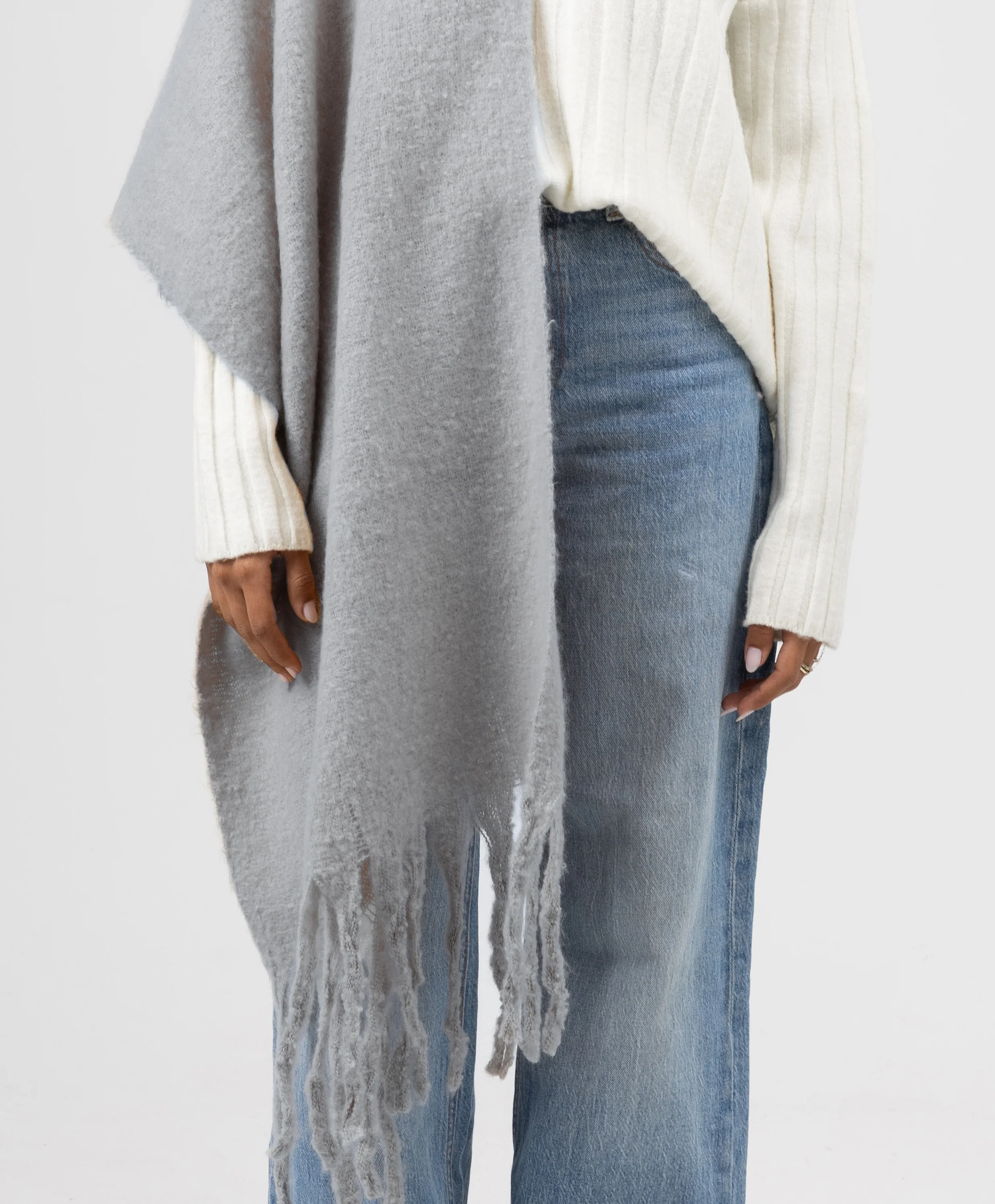 Essential Shawl-Grey - Image 2