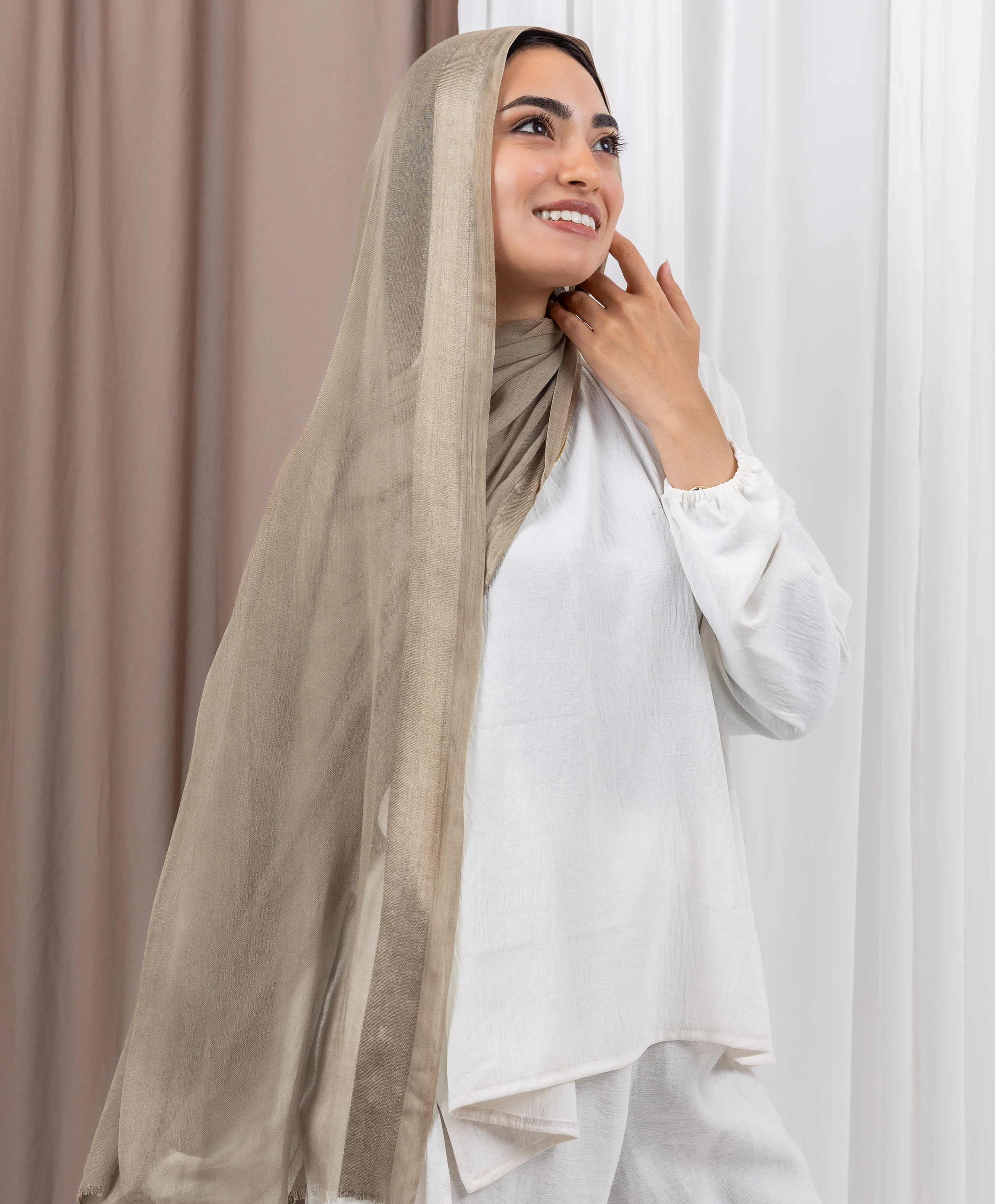 Everyday Linen Satin Scarf - Image 26