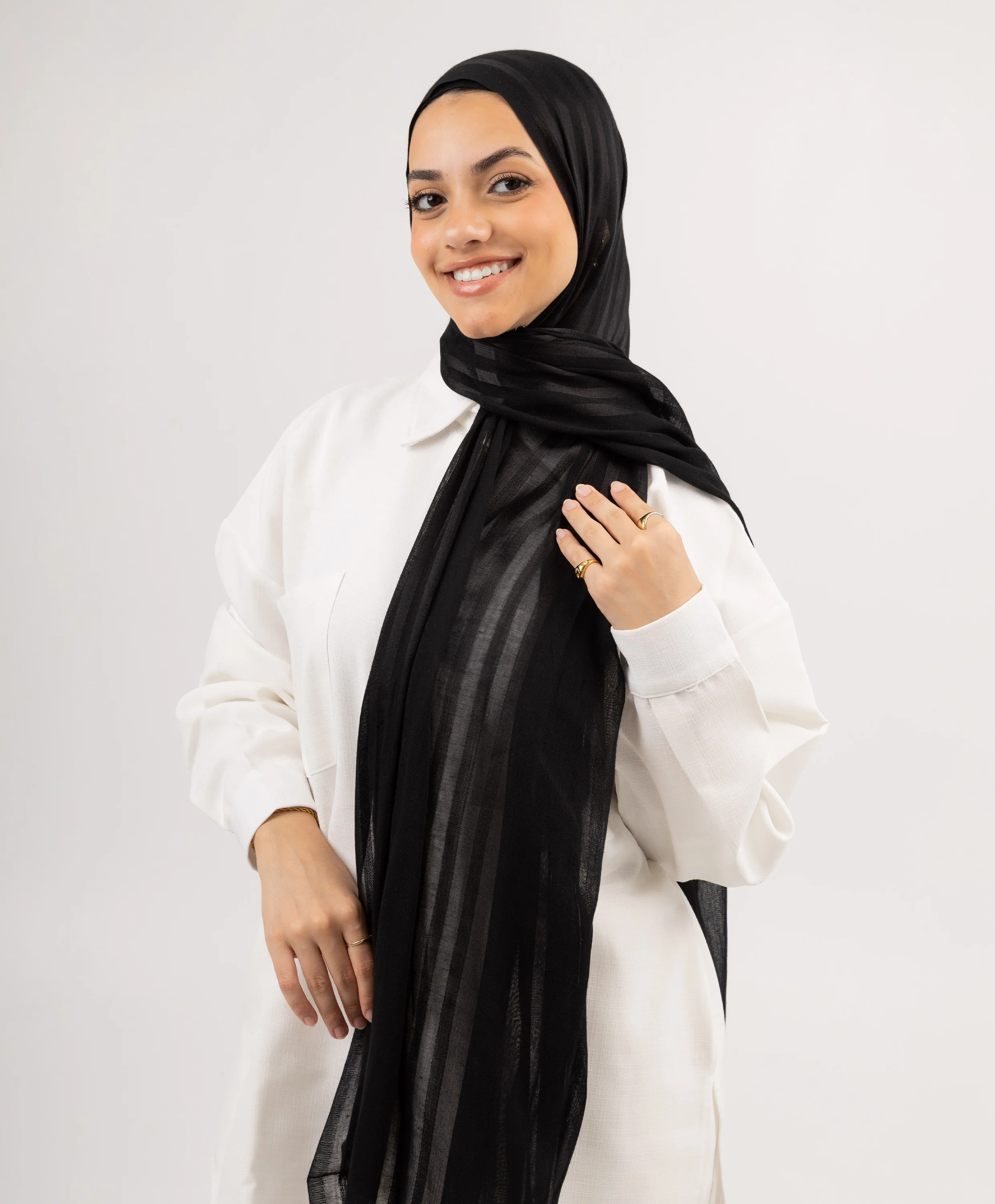 Fancy Linen Scarf - Image 8