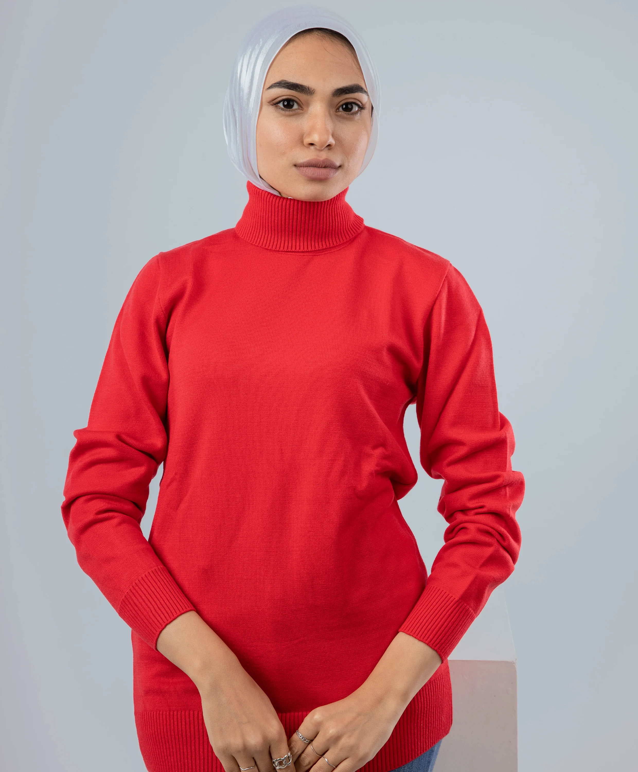 Fitted Basic Pullover - Image 13
