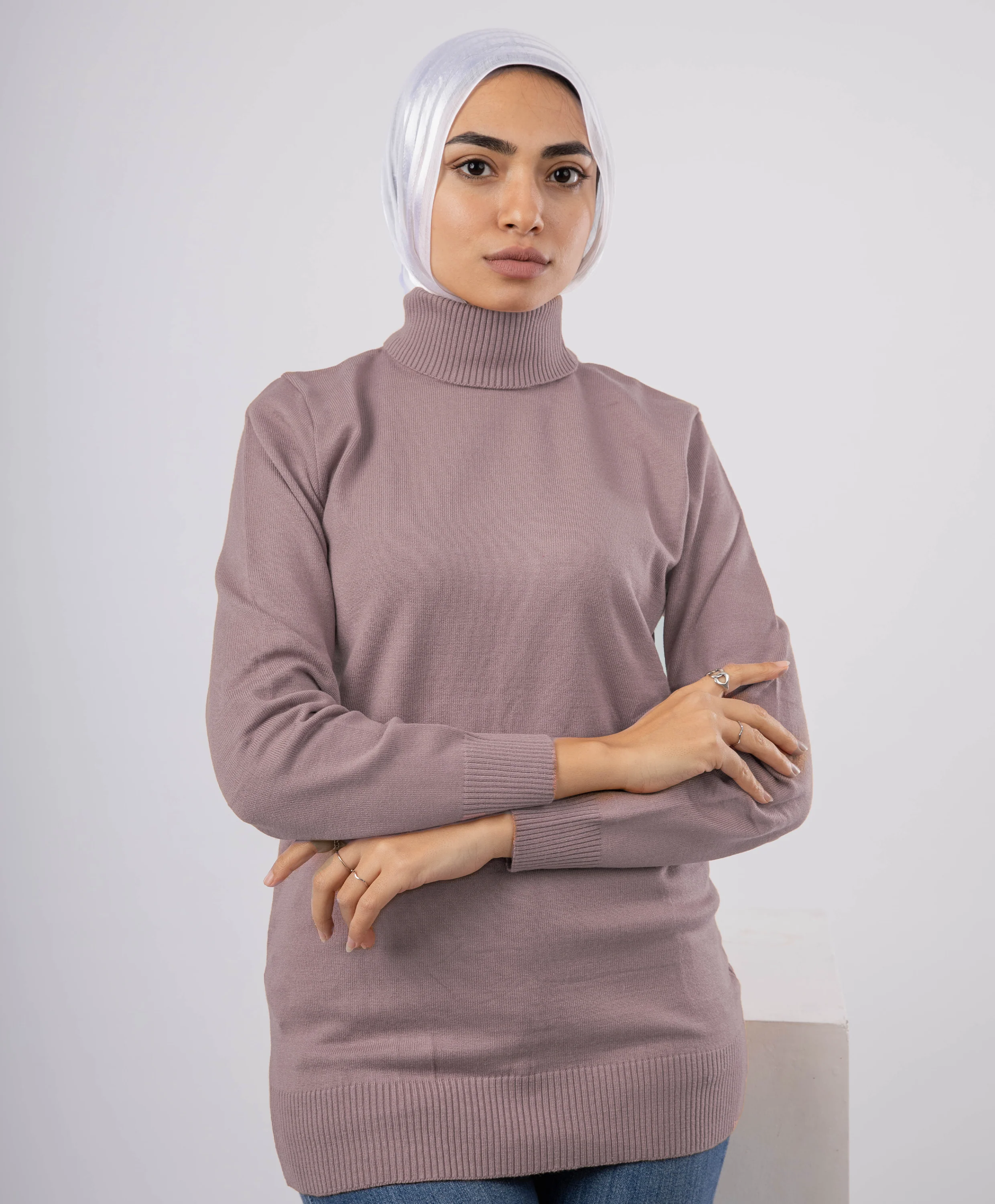 Fitted Basic Pullover - Image 18
