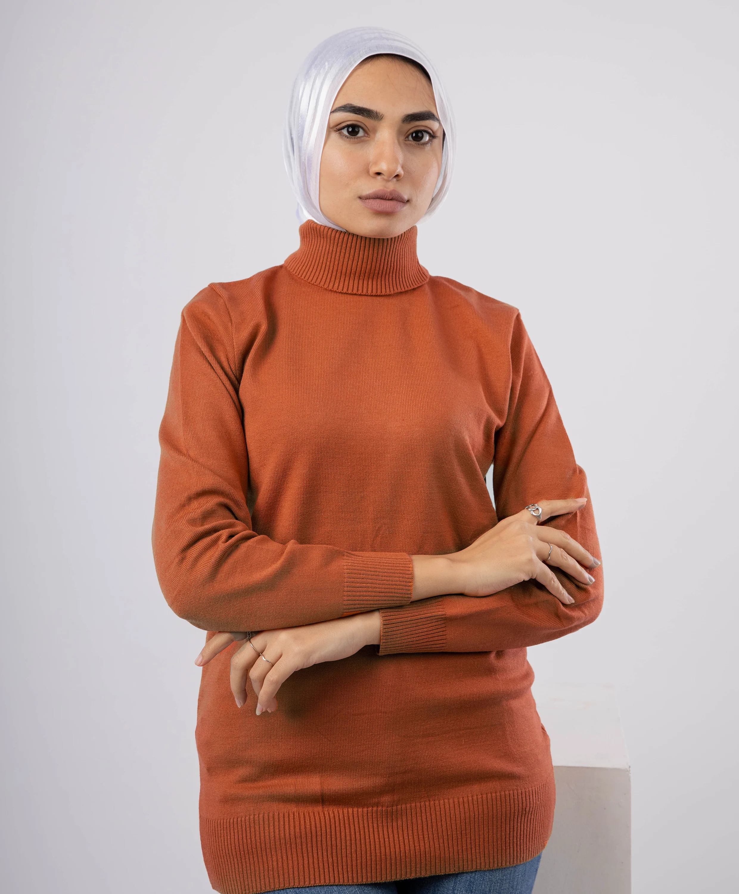 Fitted Basic Pullover - Image 19