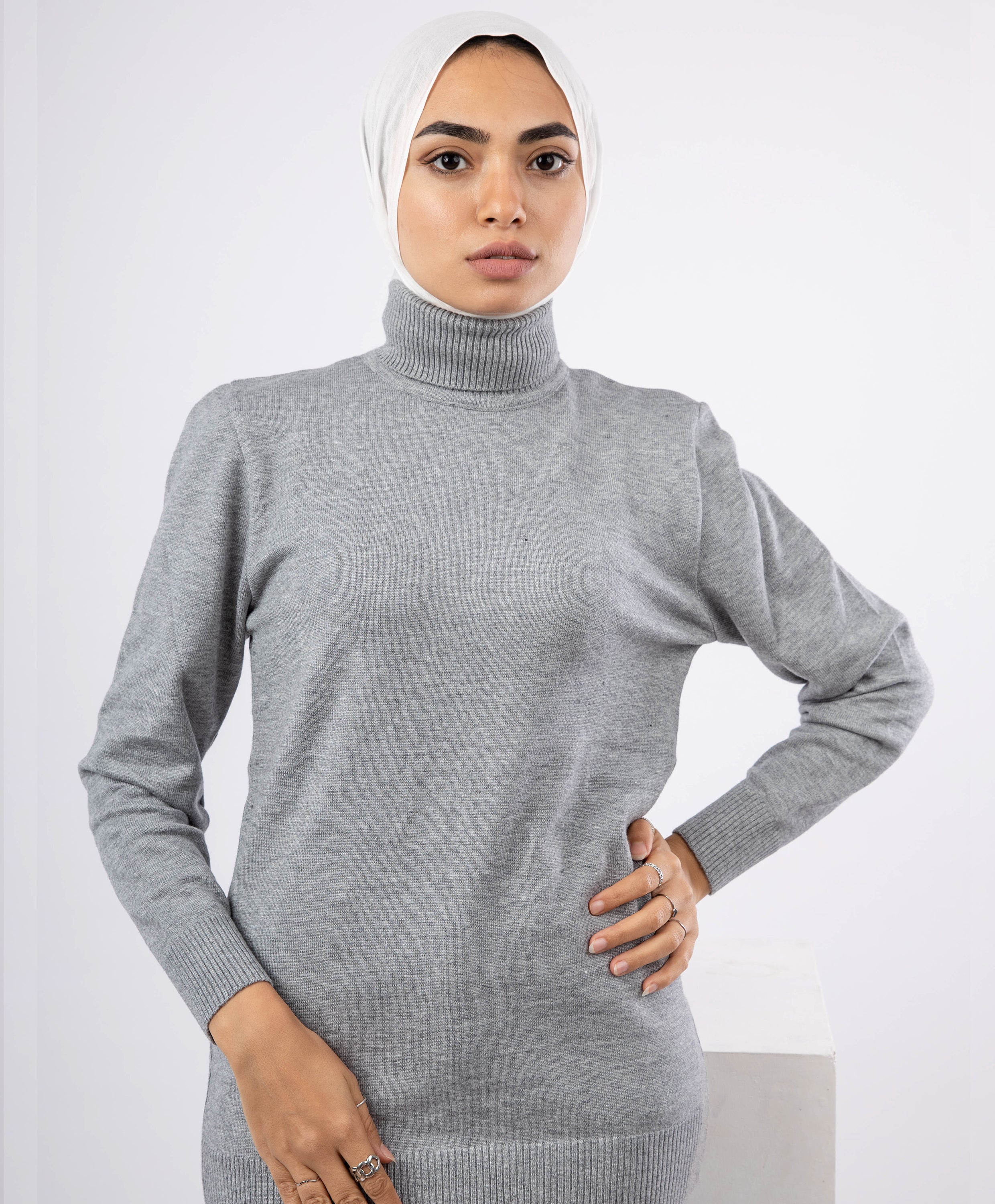Fitted Basic Pullover - Image 22