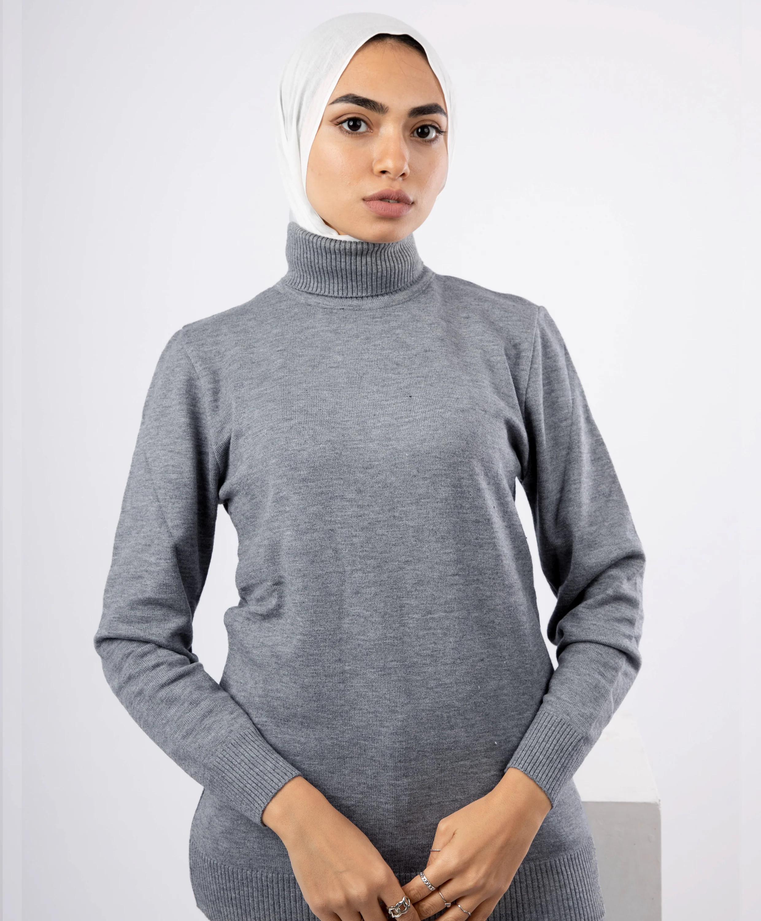 Fitted Basic Pullover - Image 23
