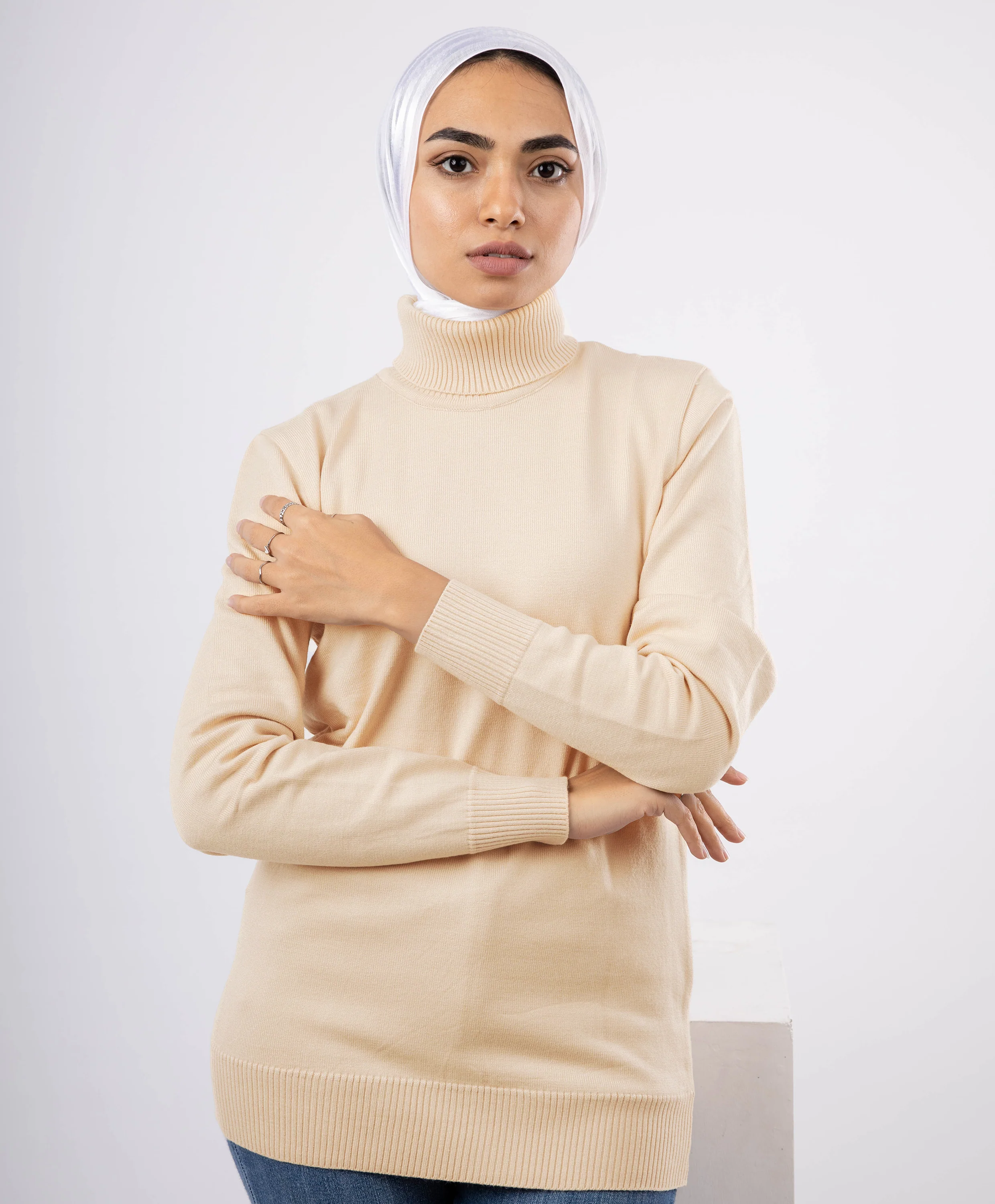 Fitted Basic Pullover - Image 28