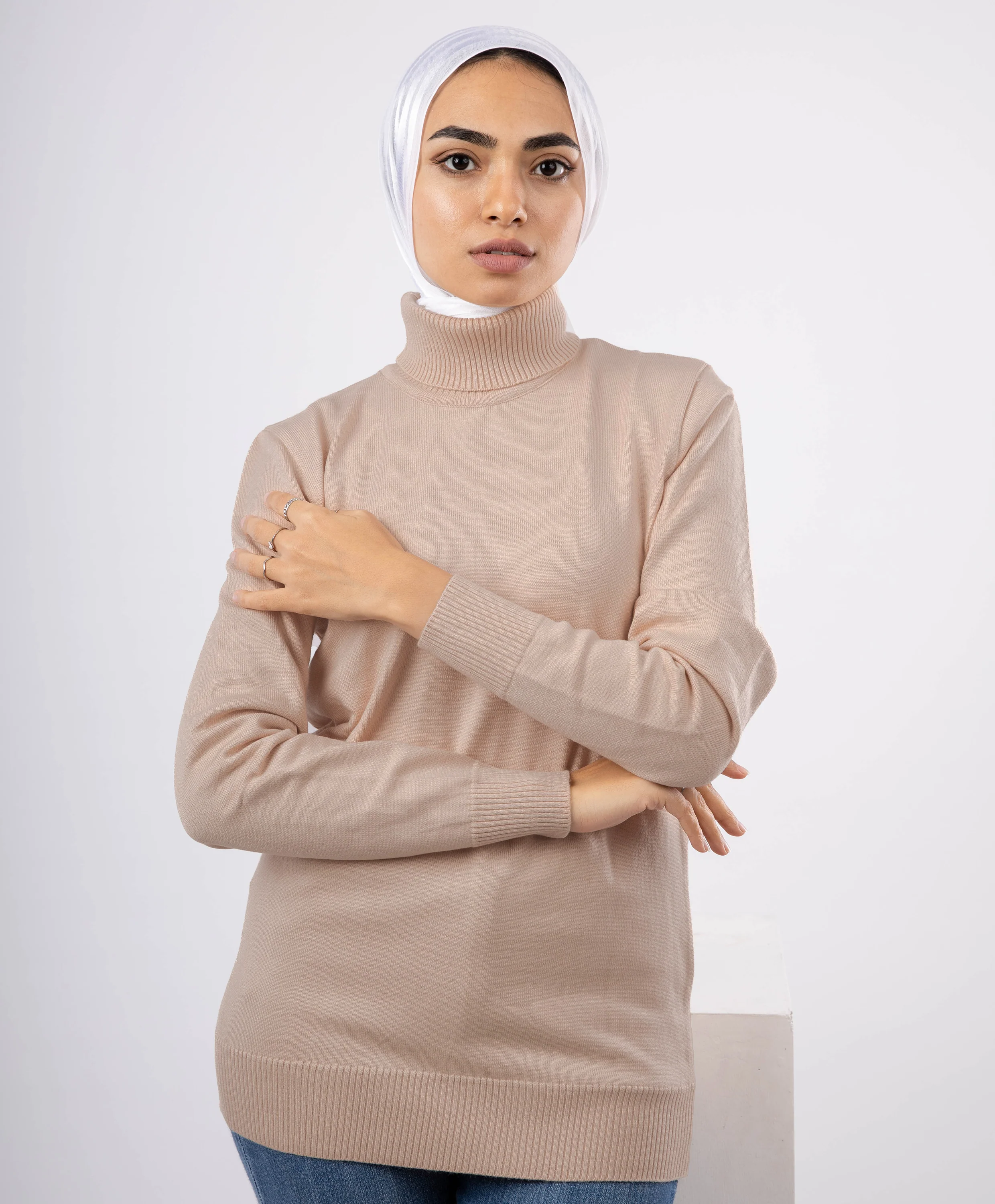 Fitted Basic Pullover - Image 30