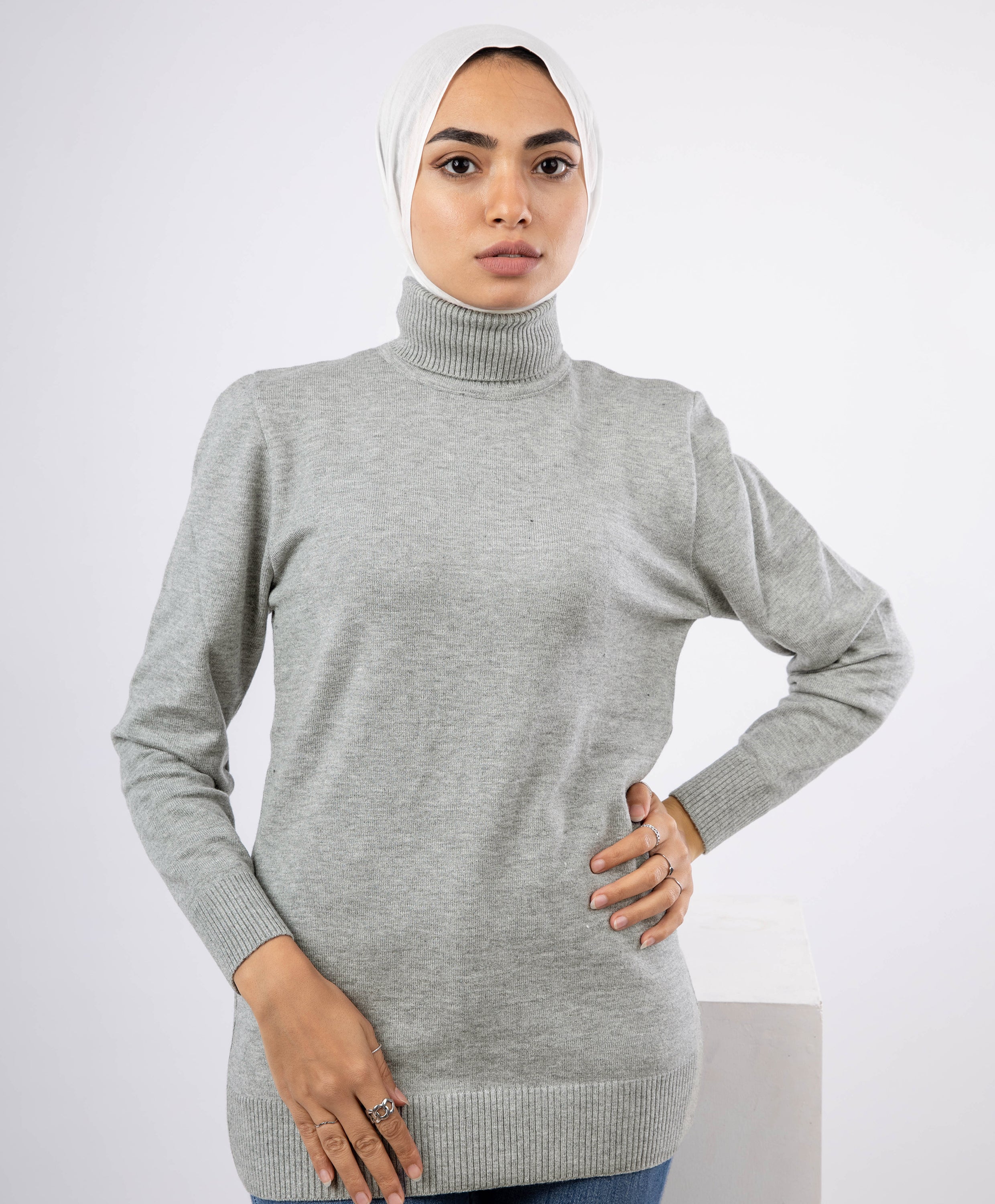 Fitted Basic Pullover - Image 33