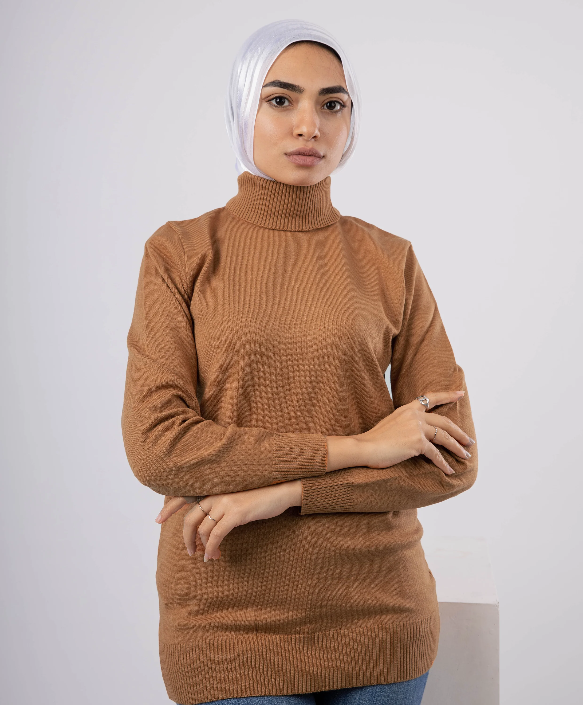 Fitted Basic Pullover - Image 5