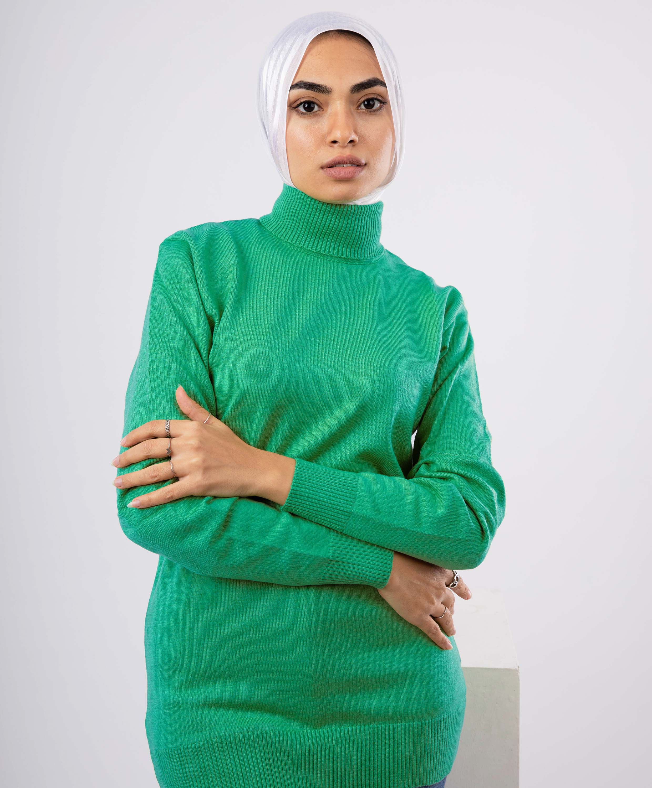Fitted Basic Pullover - Image 8