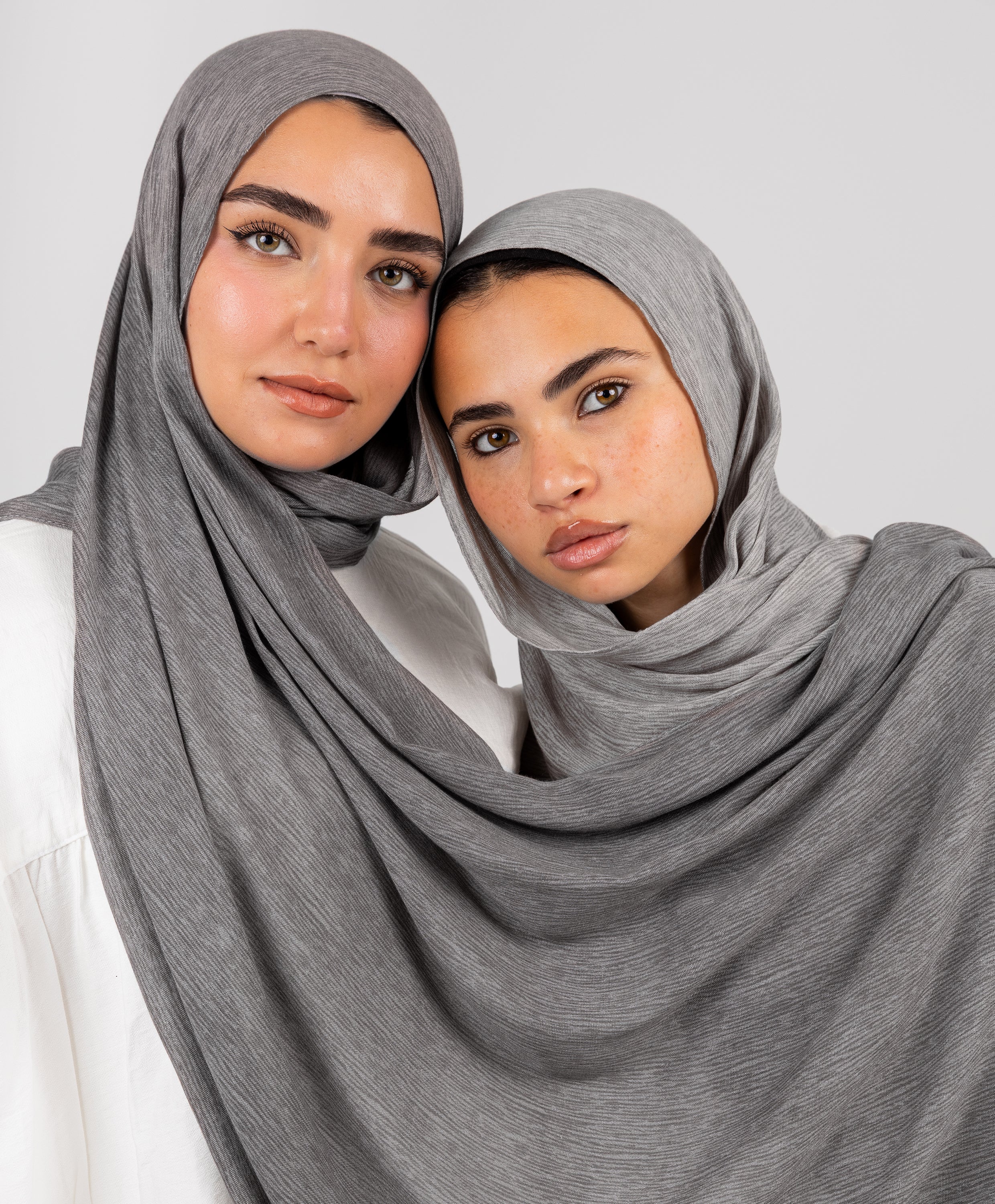Foggy Marble Cotton Scarf - Image 2