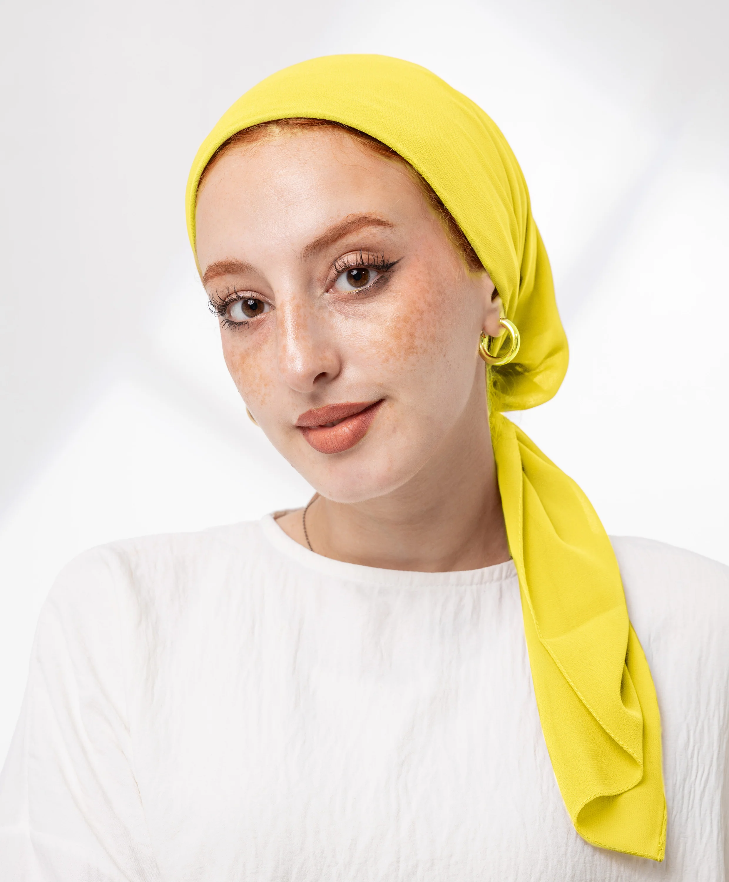 Girly Chiffon Square Scarf - Image 10