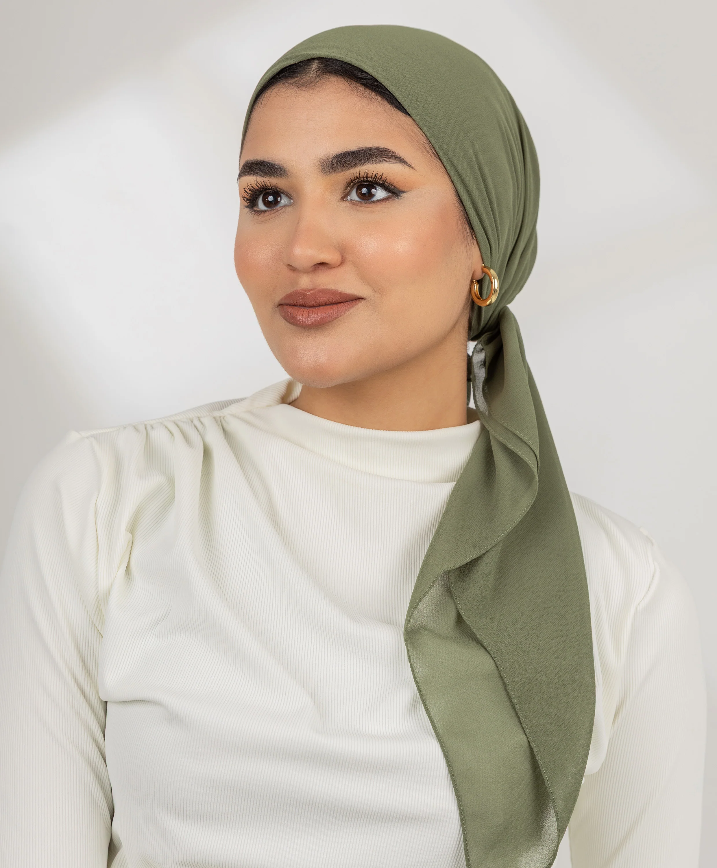 Girly Chiffon Square Scarf - Image 14
