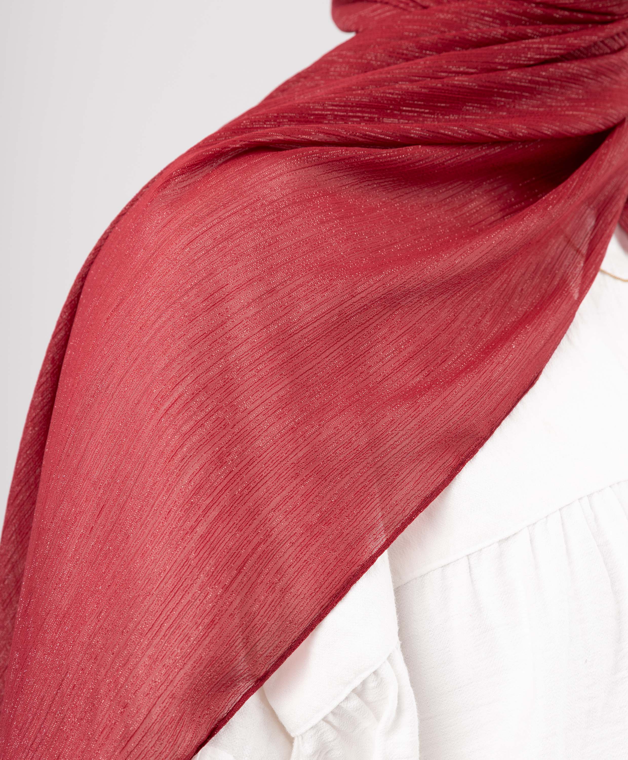Glittery Chiffon Scarf - Image 17
