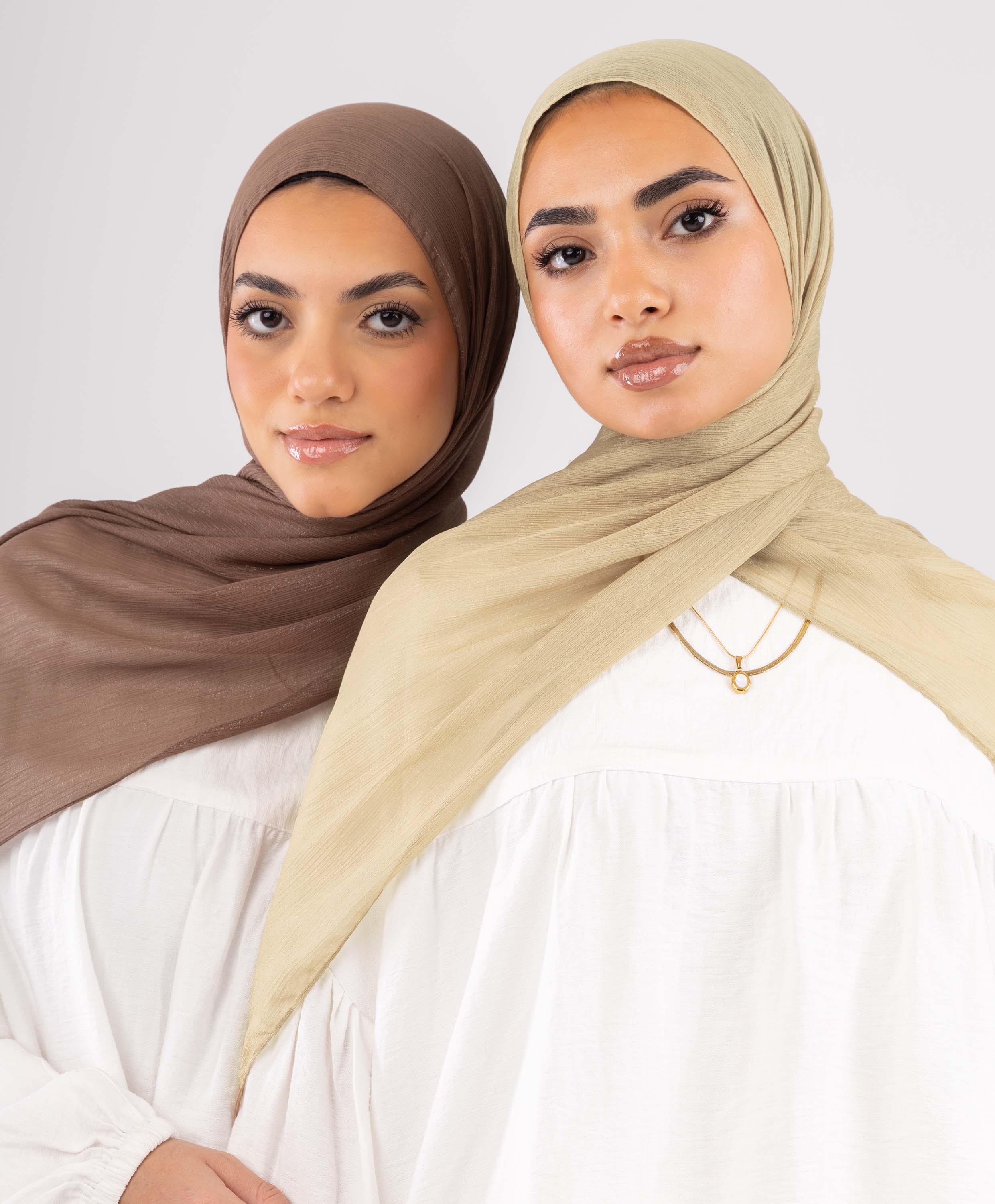 Glittery Chiffon Scarf - Image 2