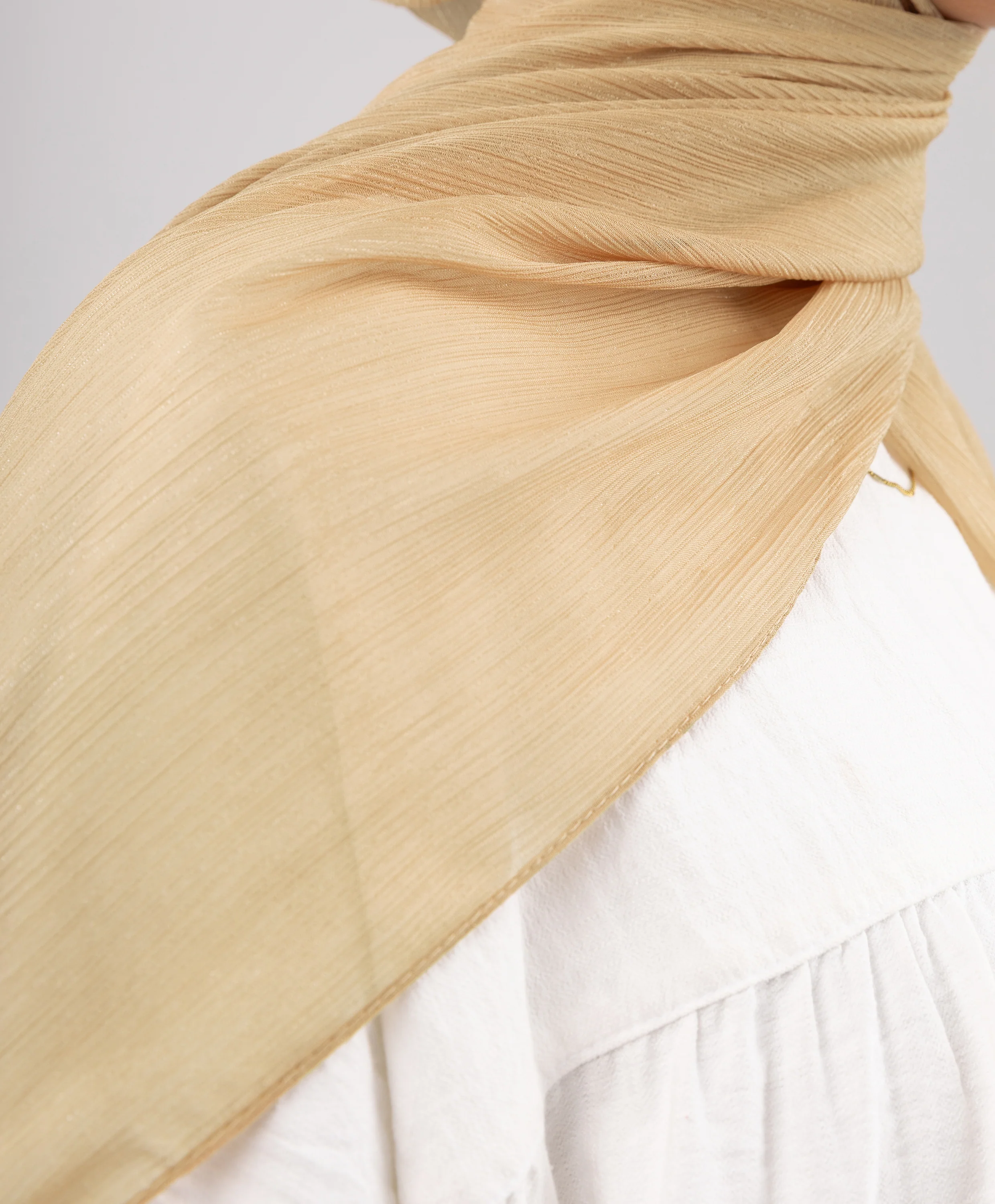 Glittery Chiffon Scarf - Image 33