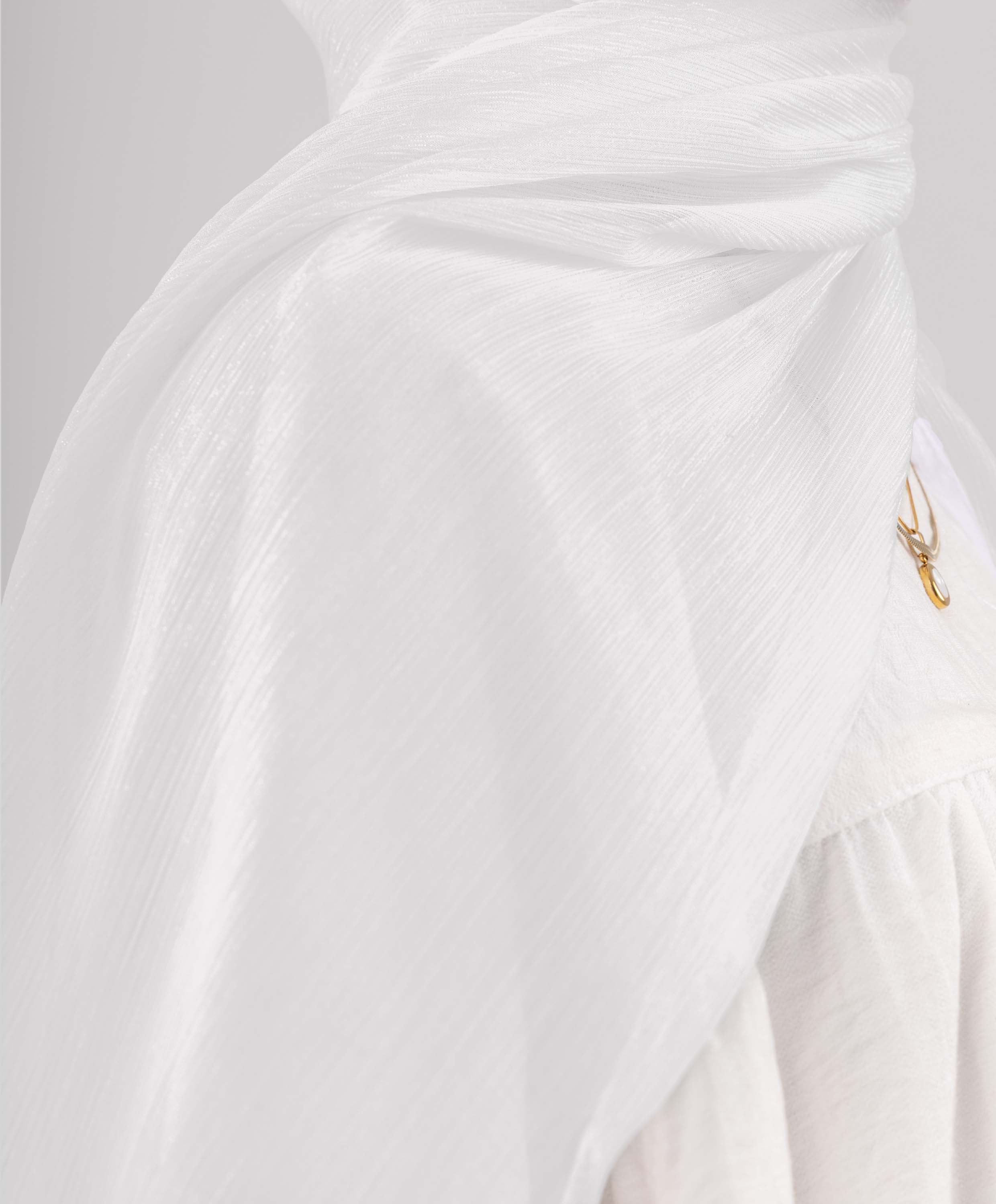 Glittery Chiffon Scarf - Image 4