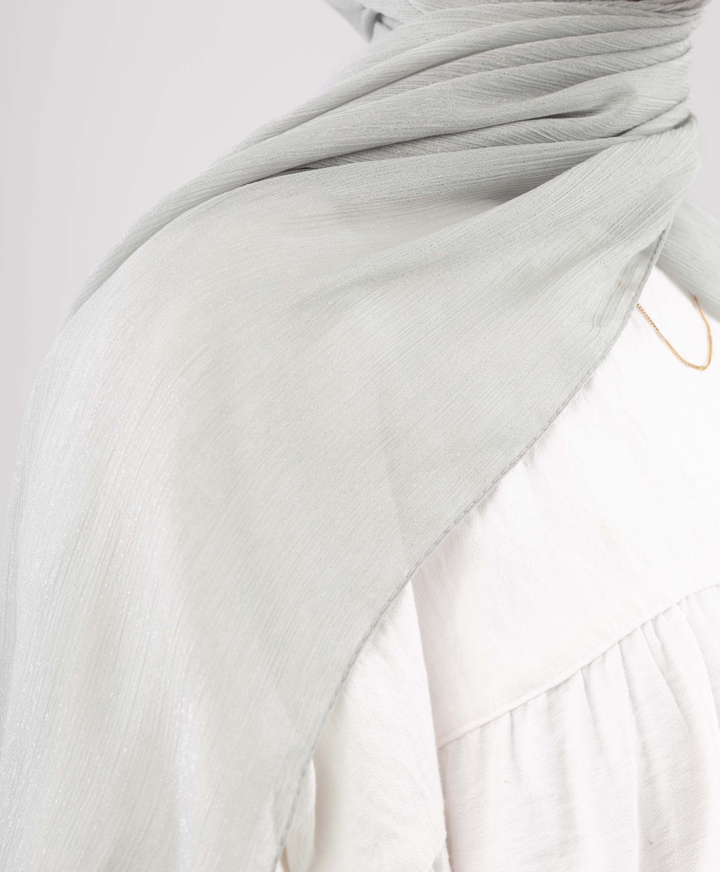 Glittery Chiffon Scarf - Image 8