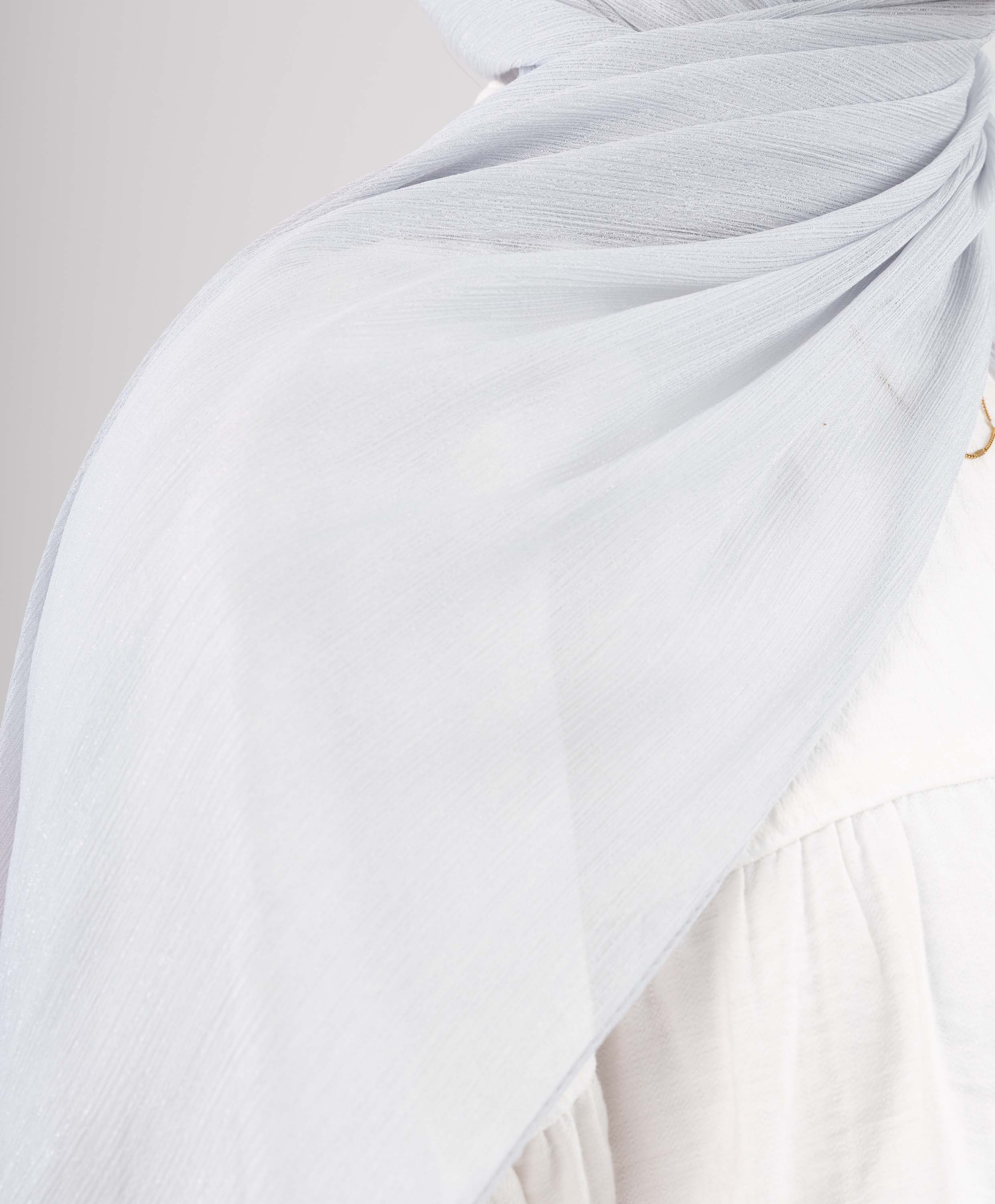 Glittery Chiffon Scarf - Image 9