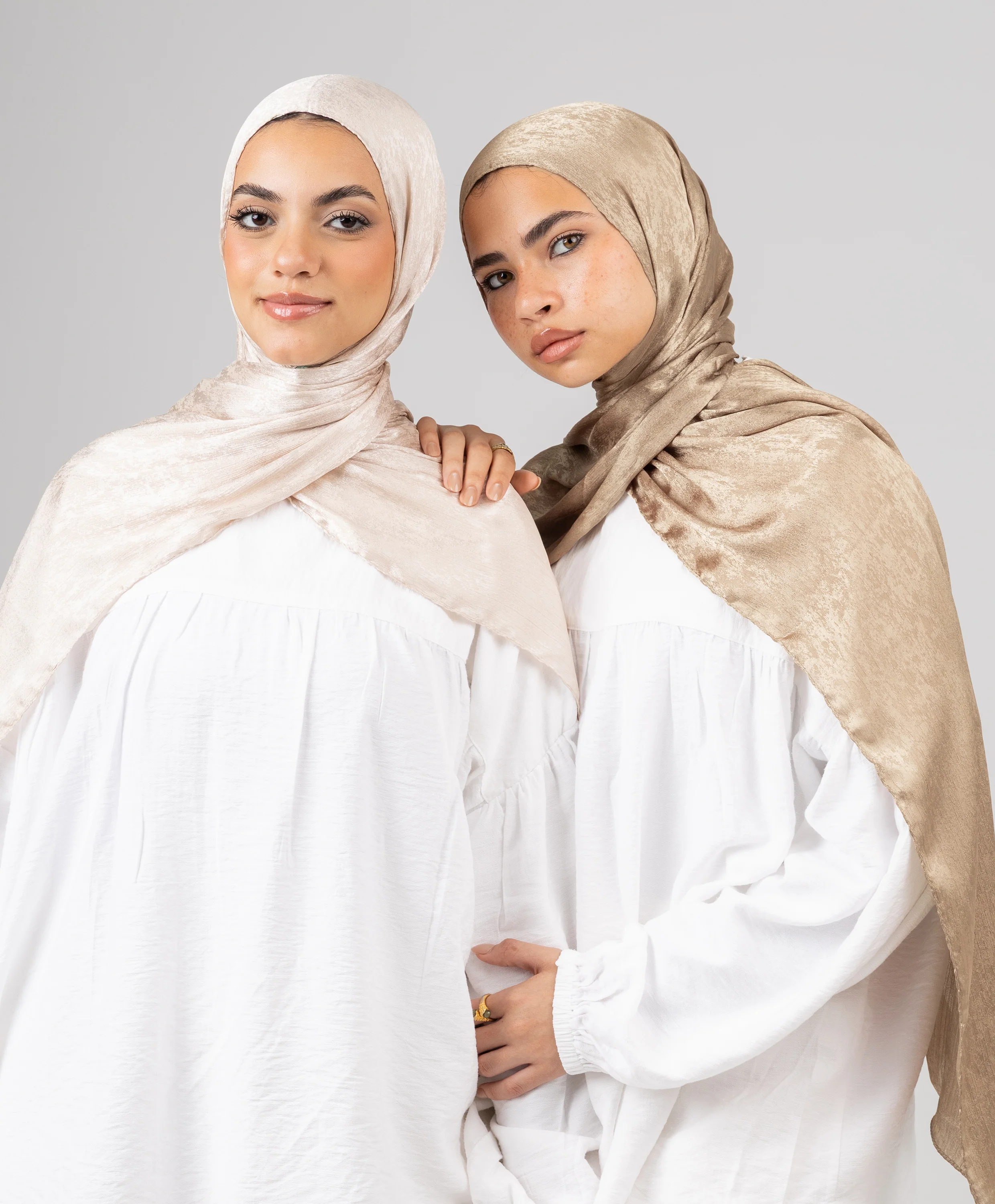 Glossy Satin Scarf