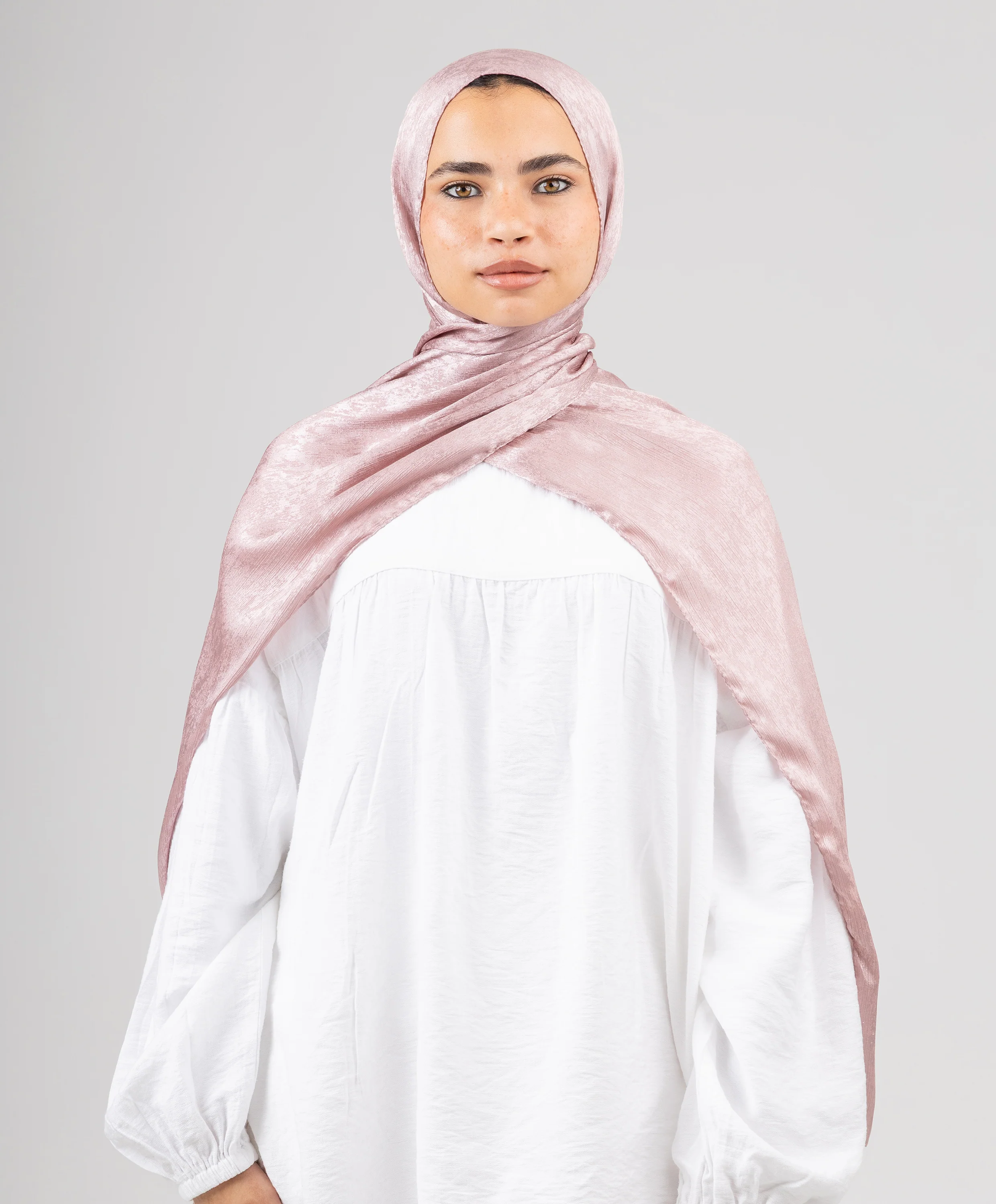 Glossy Satin Scarf - Image 10