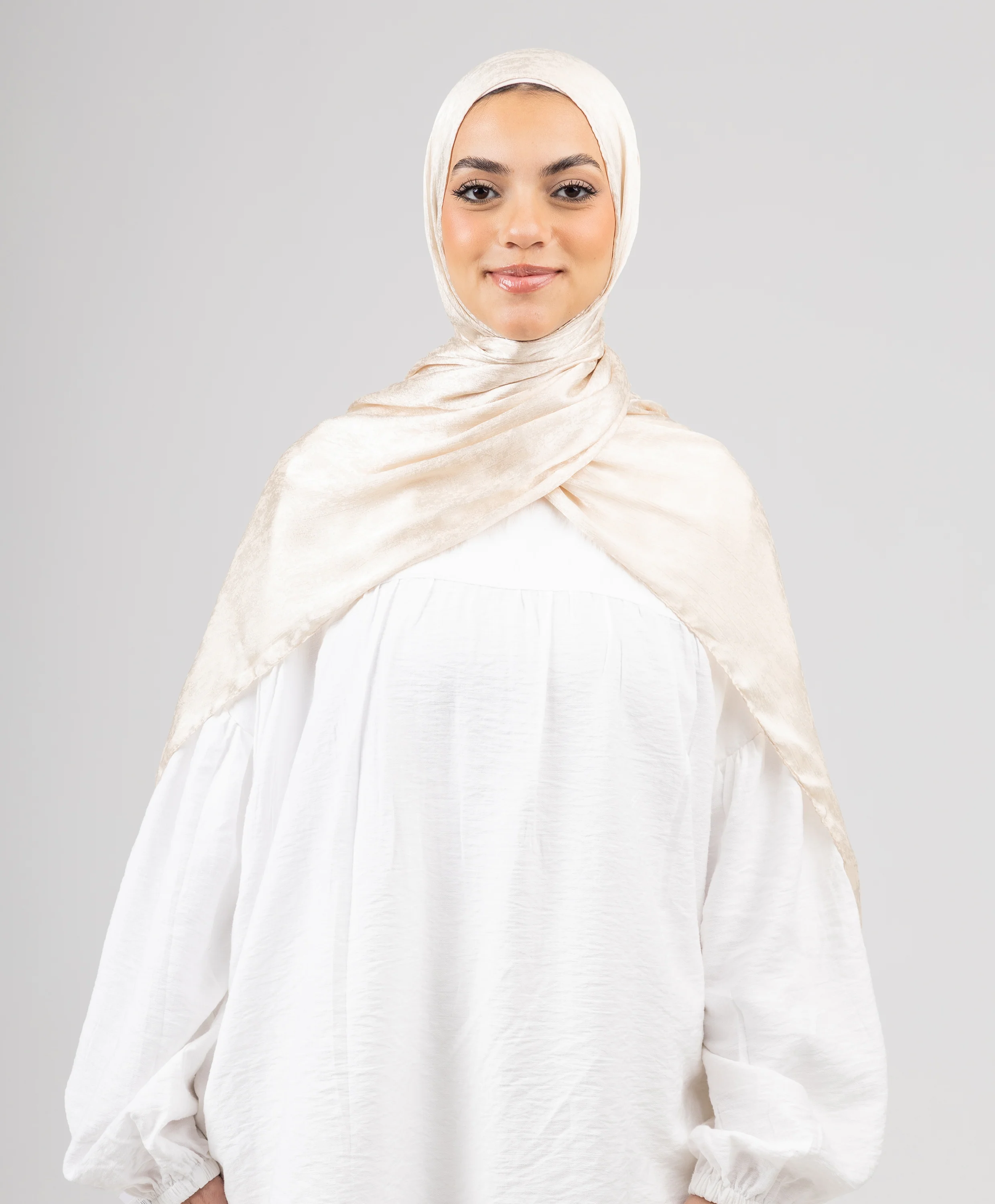 Glossy Satin Scarf - Image 15