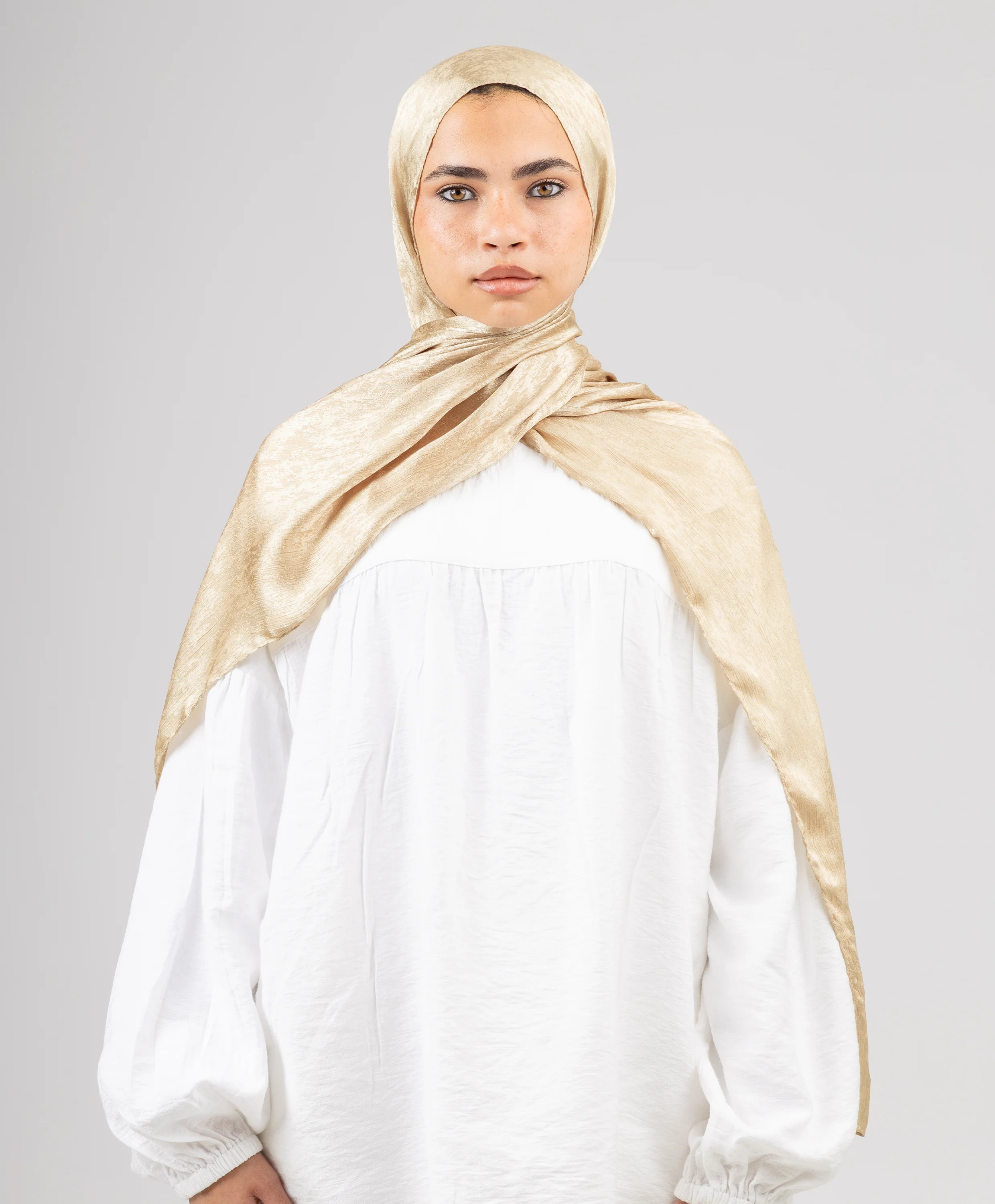 Glossy Satin Scarf - Image 18