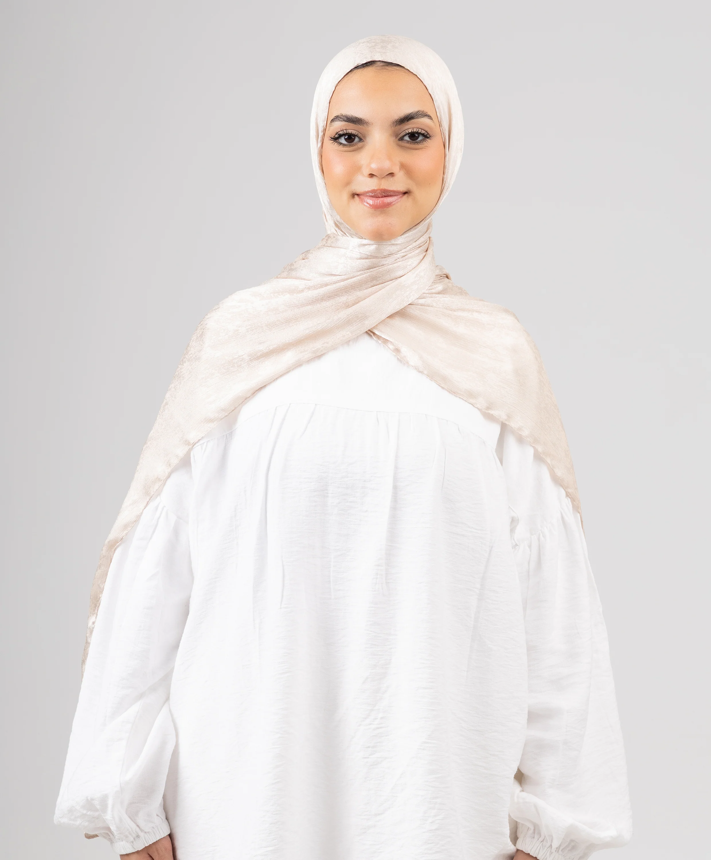 Glossy Satin Scarf - Image 19