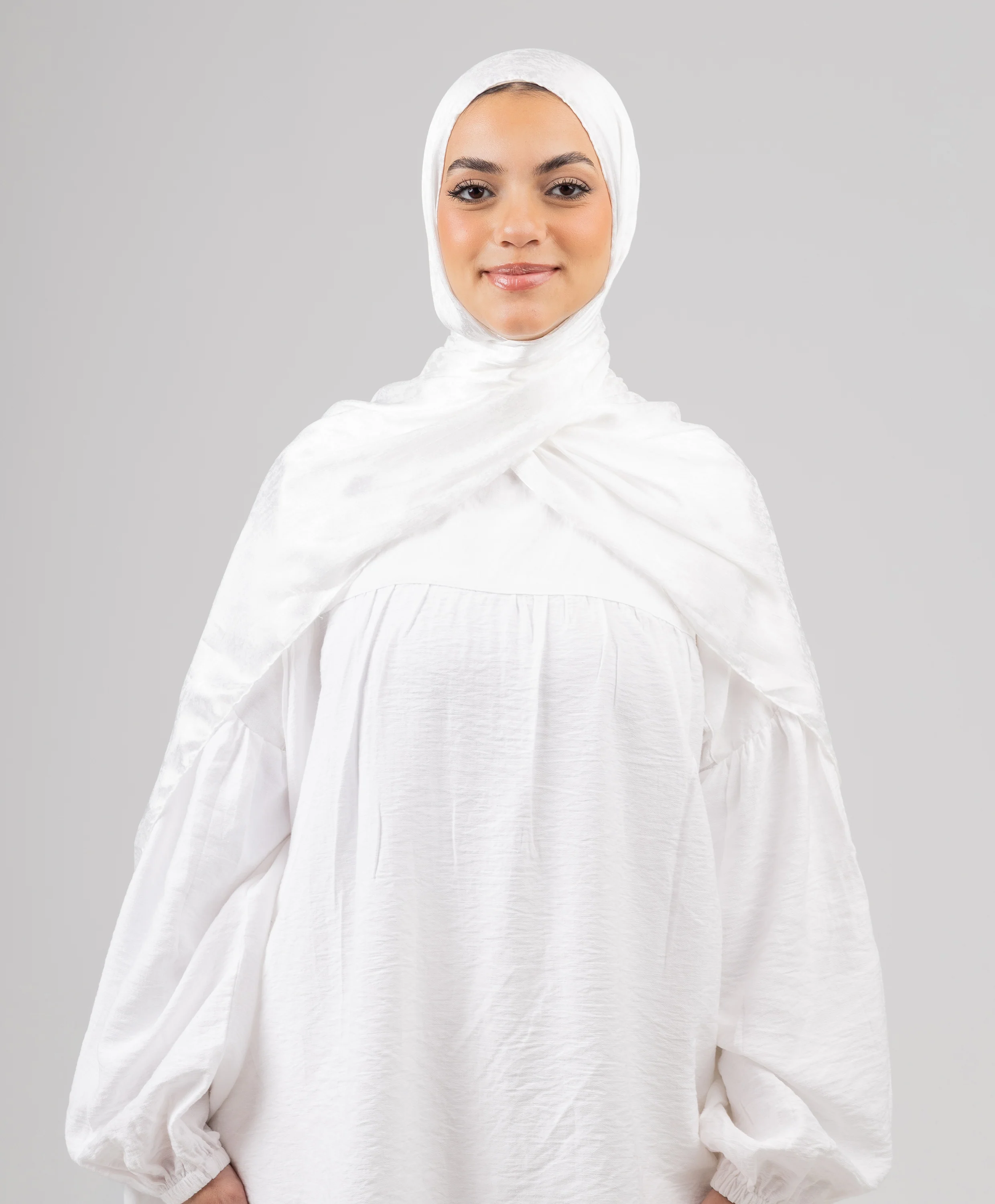 Glossy Satin Scarf - Image 3