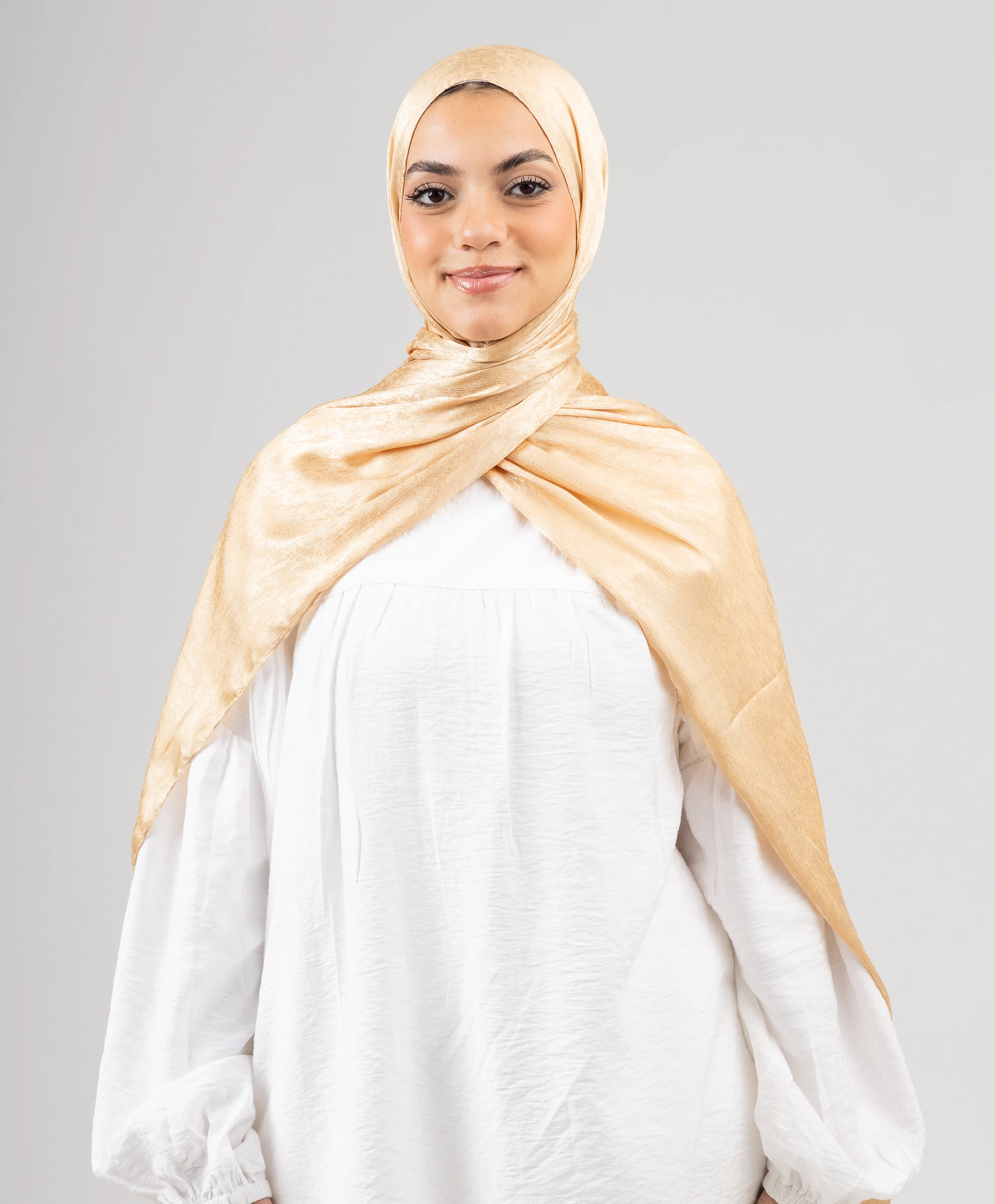 Glossy Satin Scarf - Image 4