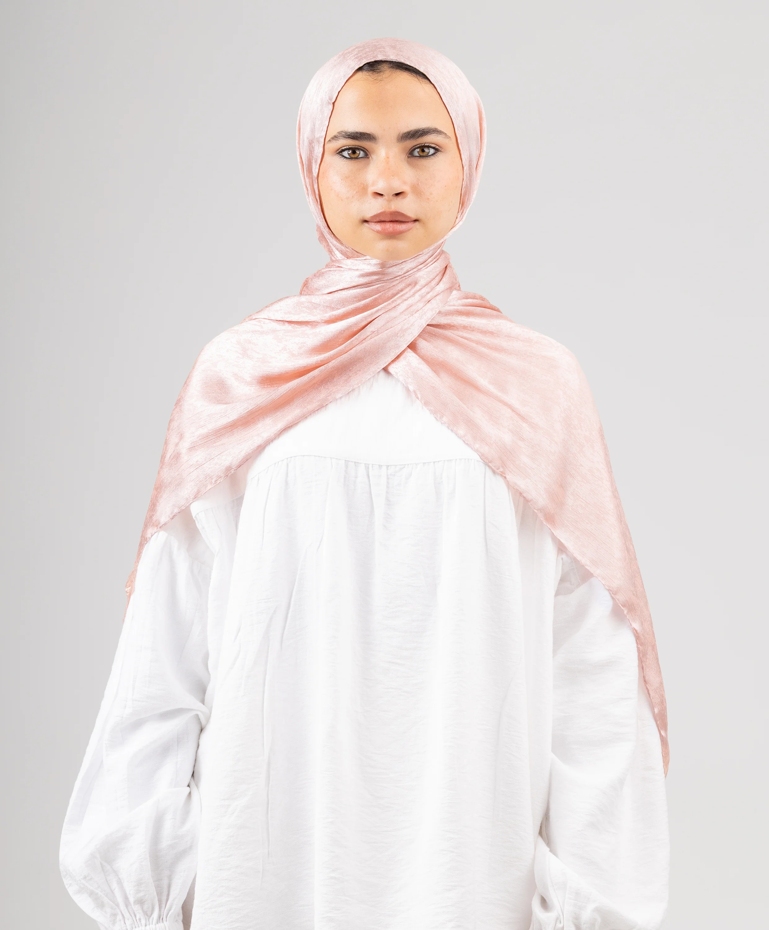 Glossy Satin Scarf - Image 5