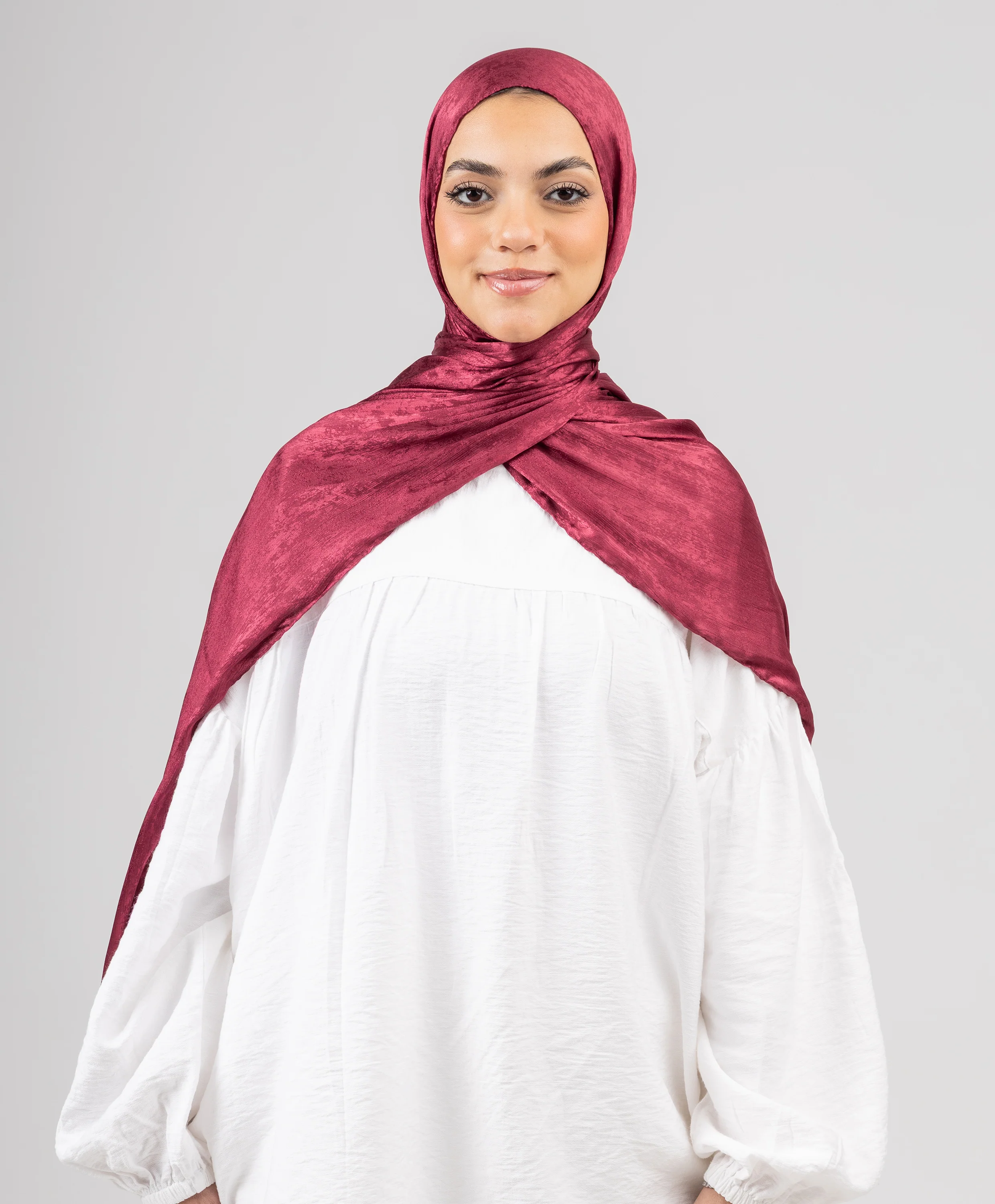 Glossy Satin Scarf - Image 6